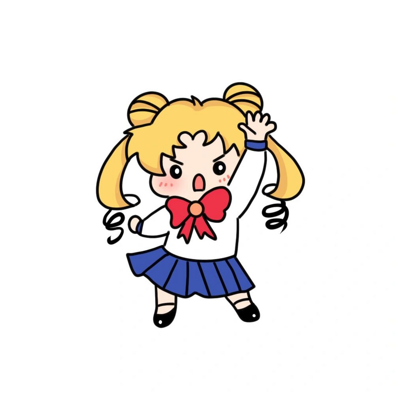 429754美少女战士|简笔画(附线稿) 1,虚假的爱是没有影子的 2