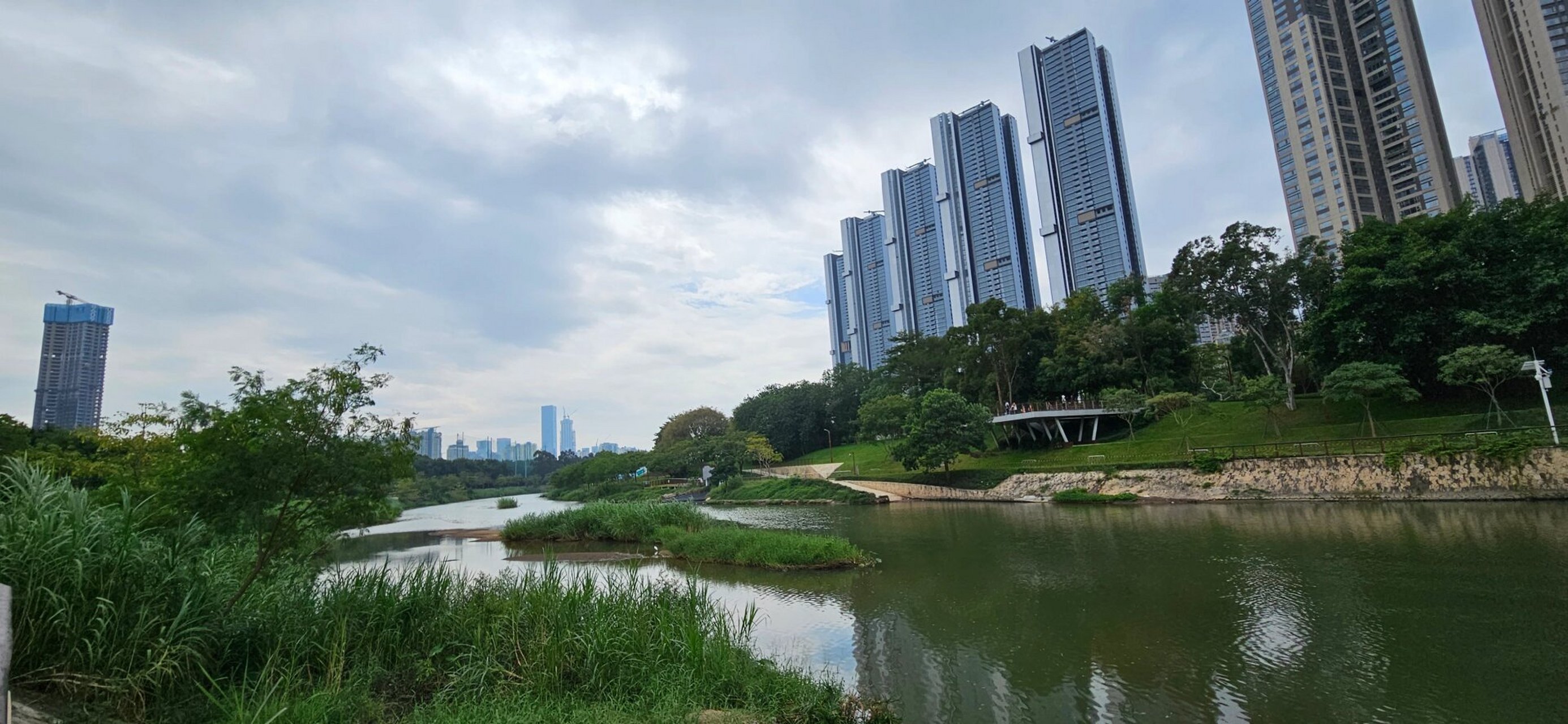 深圳南山大沙河公园的美