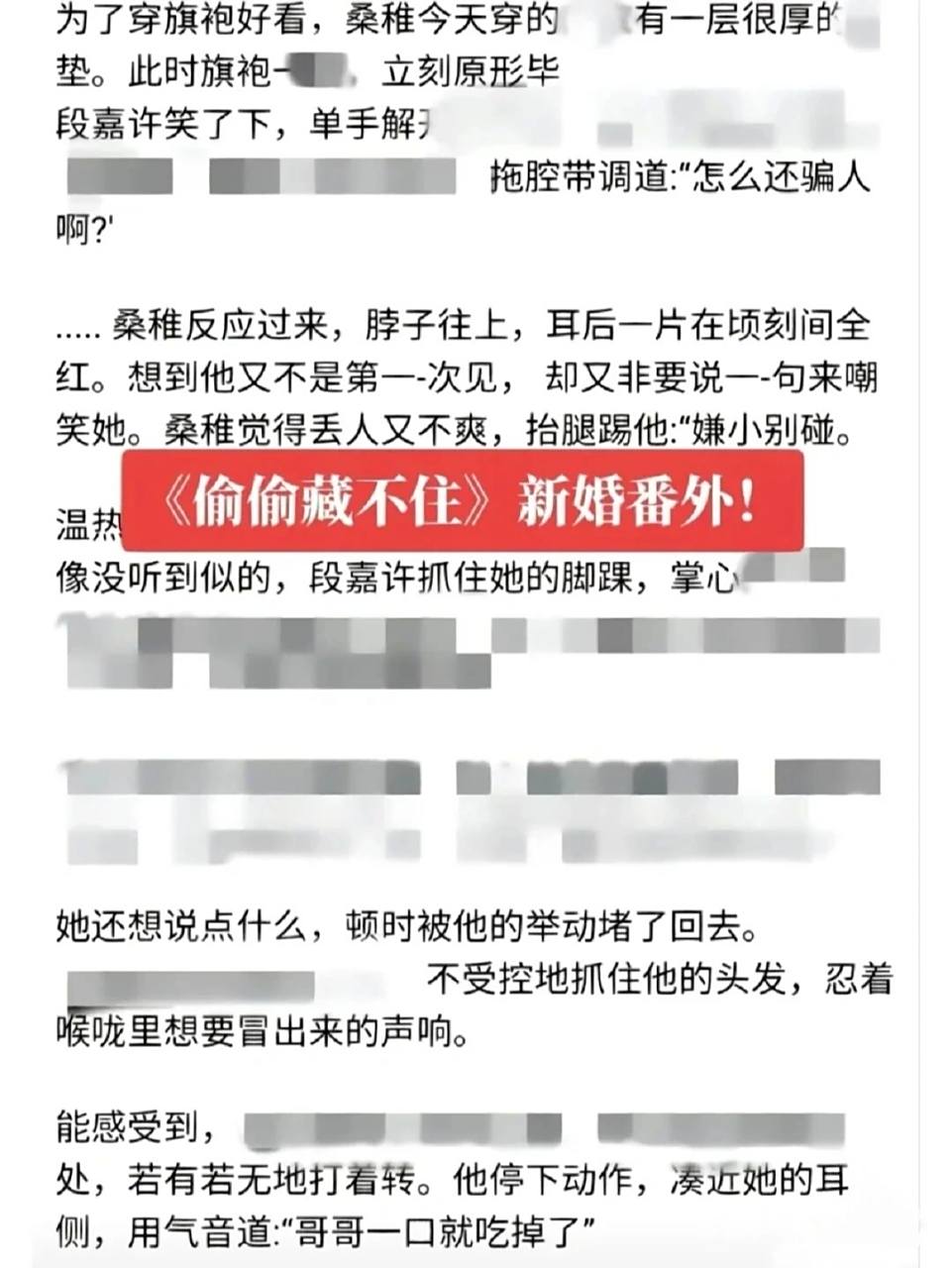《偷偷藏不住》全文 番外篇! 段老狗真的太会了 真的太甜啦!