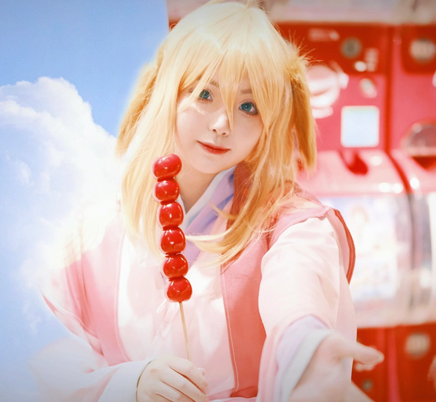 涂山苏苏 cos眼妆 左滑查看对比图 来讲肿眼泡怎么画萌妹cos妆 就是要