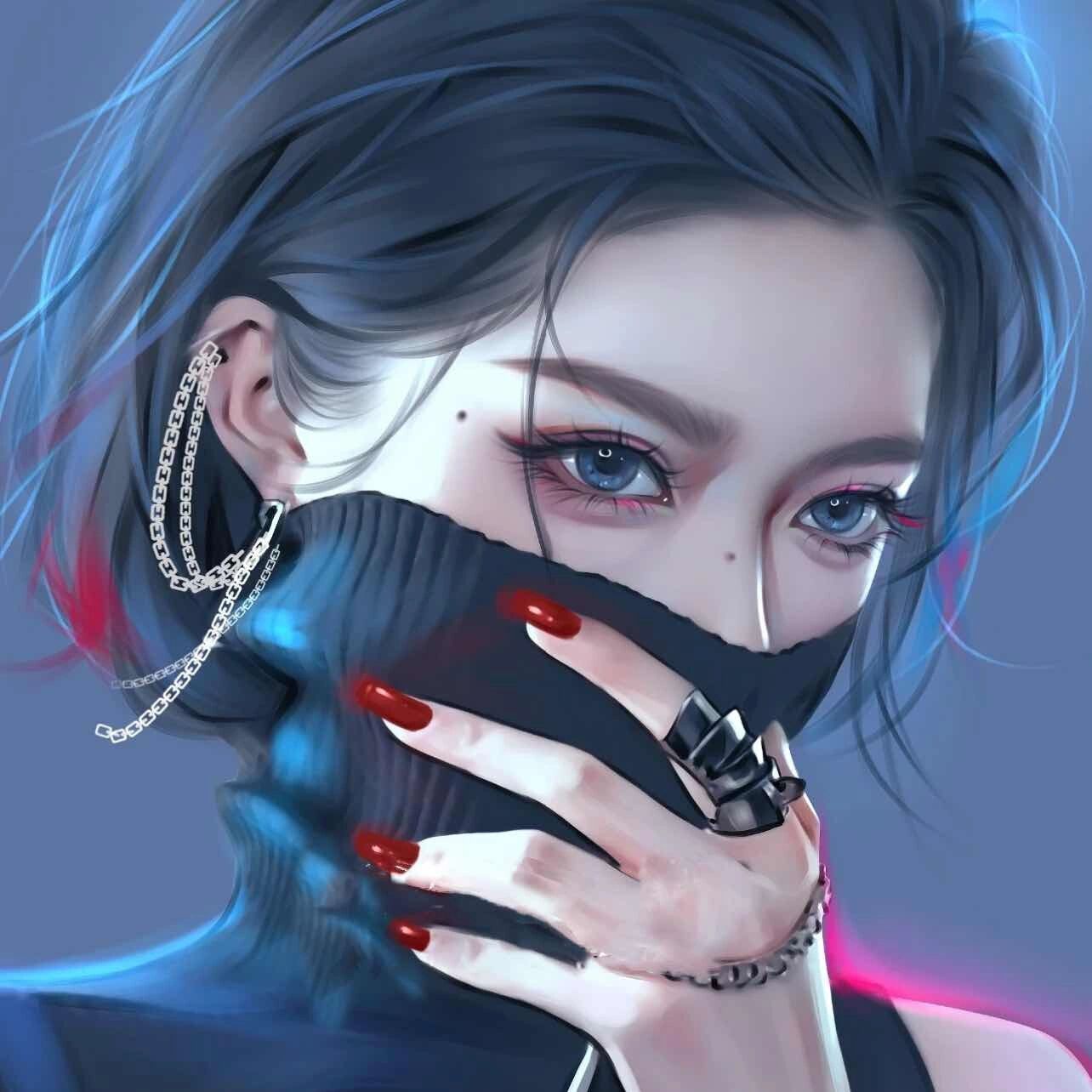 拽姐酷妹头像动漫头像