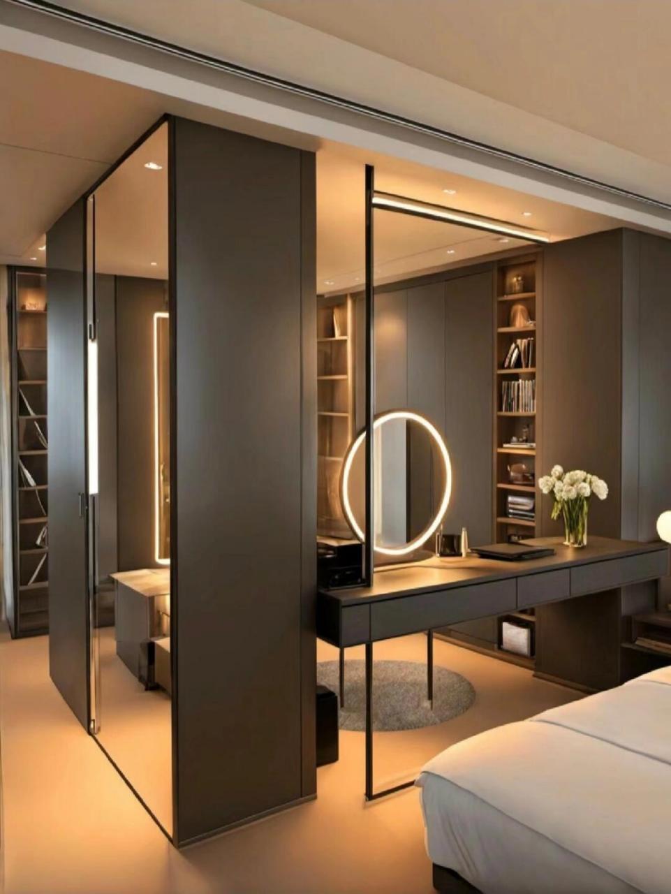 衣帽间想开成开放式的如图2,薯友有没有实景#全屋设计# #装修设计案例