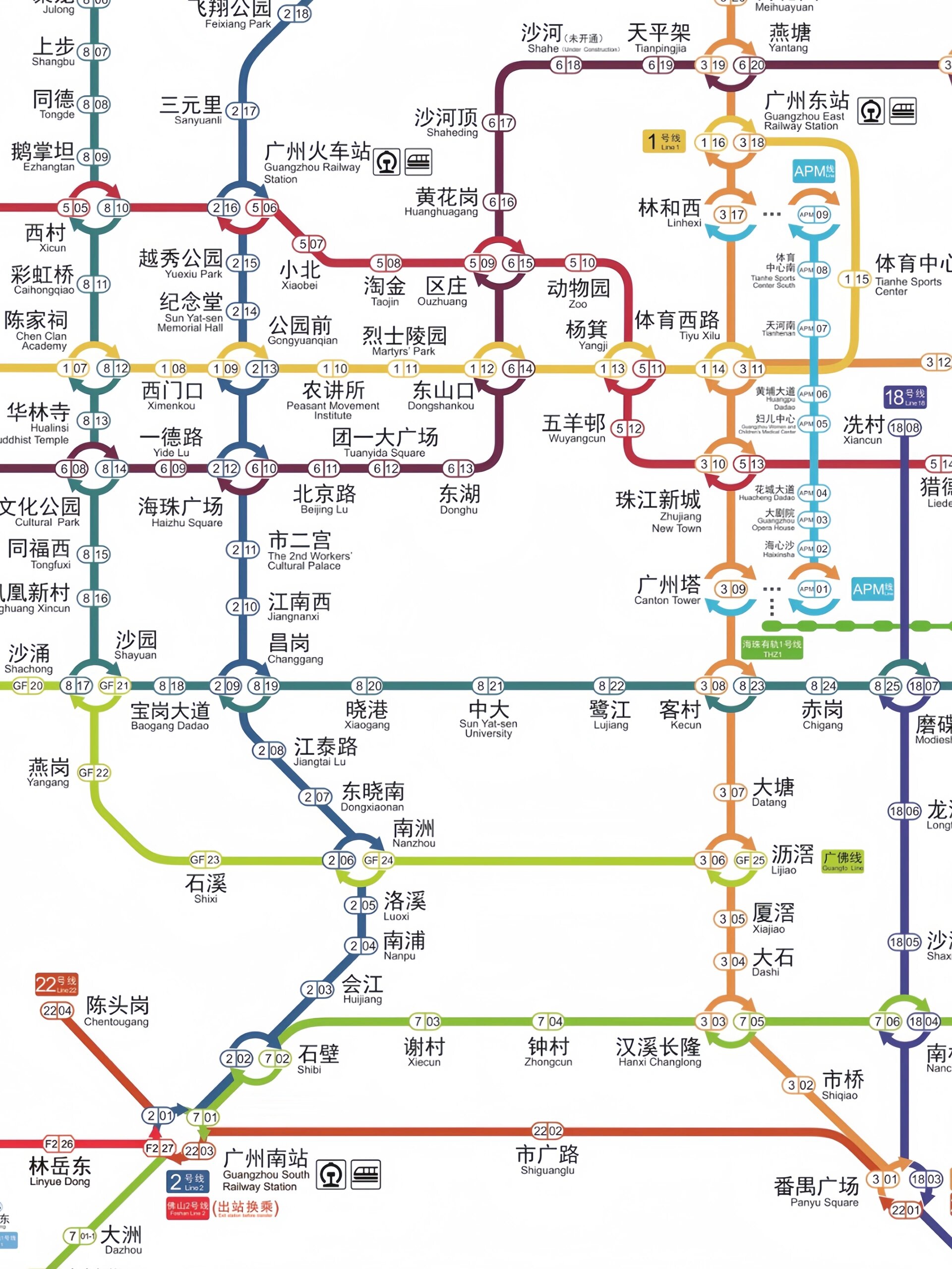 广州地铁5号线路图图片