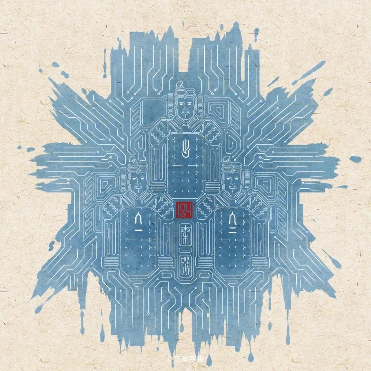 三体头像 换上这个头像,谁还分得清你跟三体人?