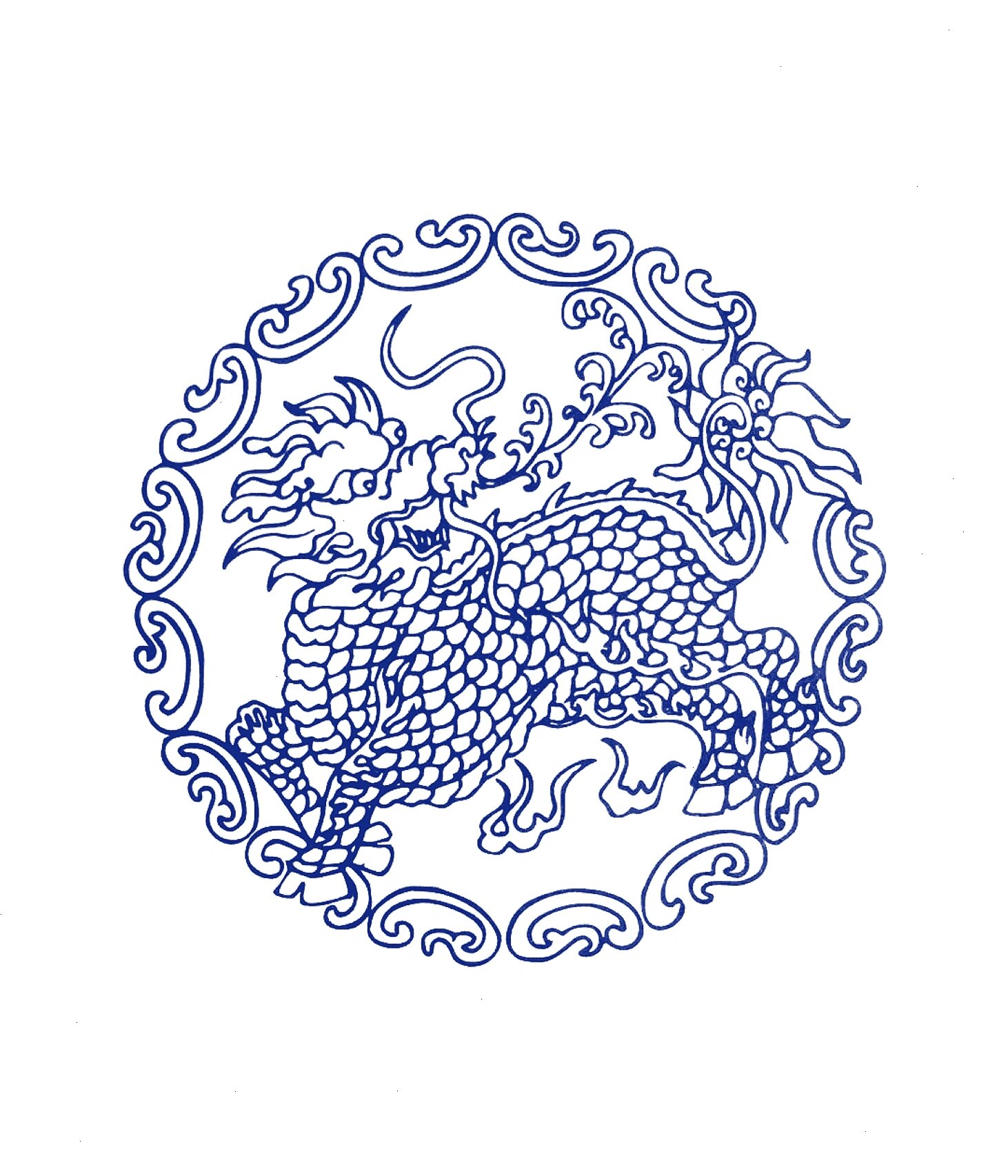 古典传统图案纹样-麒麟(三) 麒麟是中国古代神话中象征善举与吉祥的