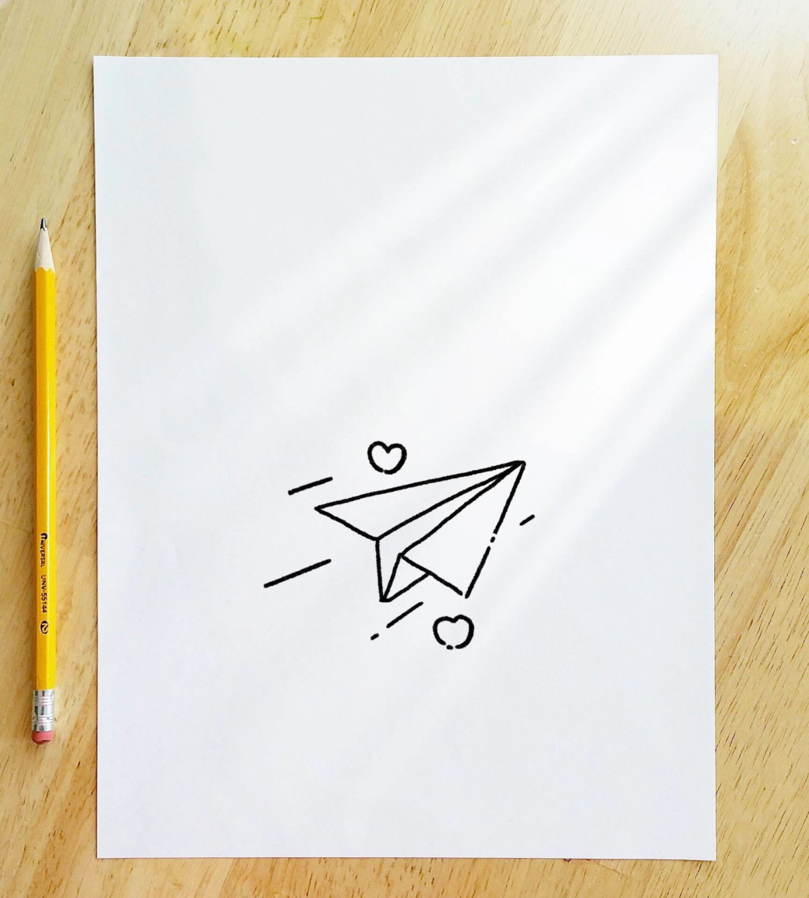简易纸飞机画法图片图片