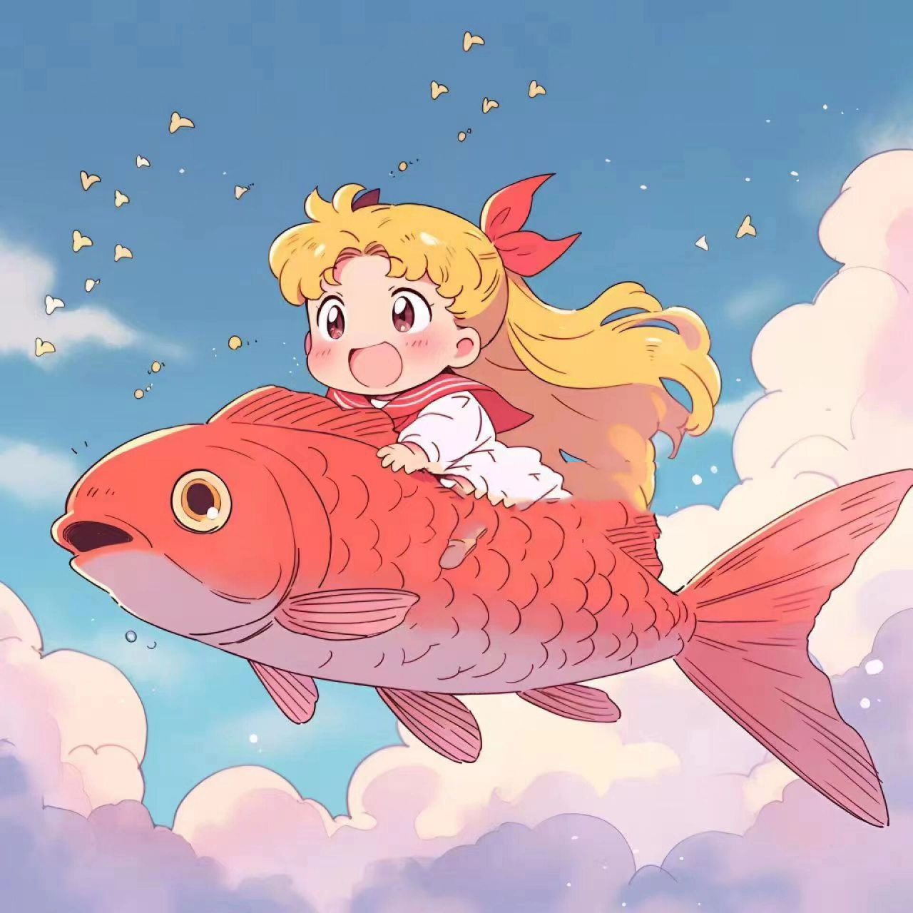 上岸头像/这锦鲤头像的寓意你可懂?  图片来97