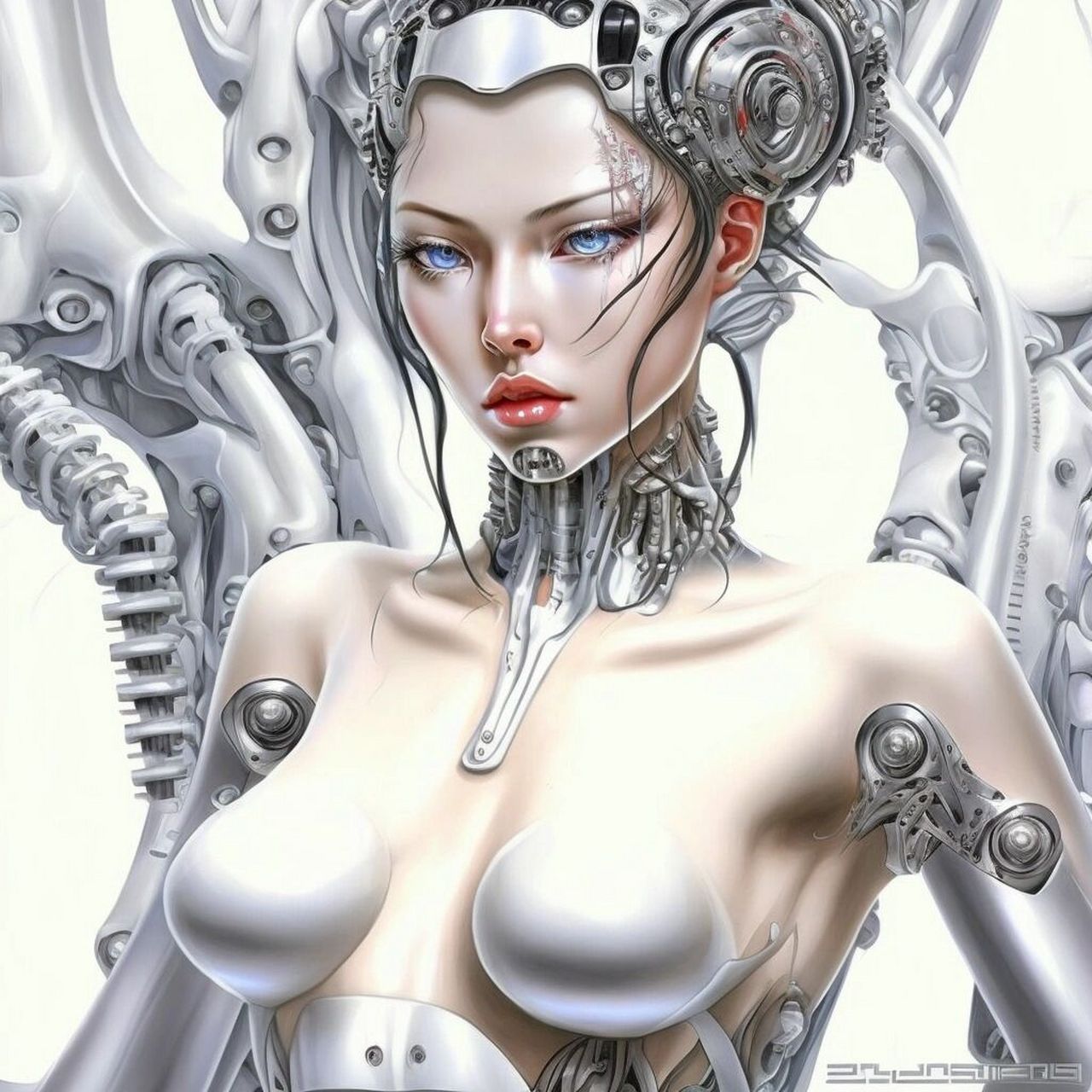 ai创作【银翼杀手】 灵感来自于银翼杀手x空山基的组合 	 新技术的