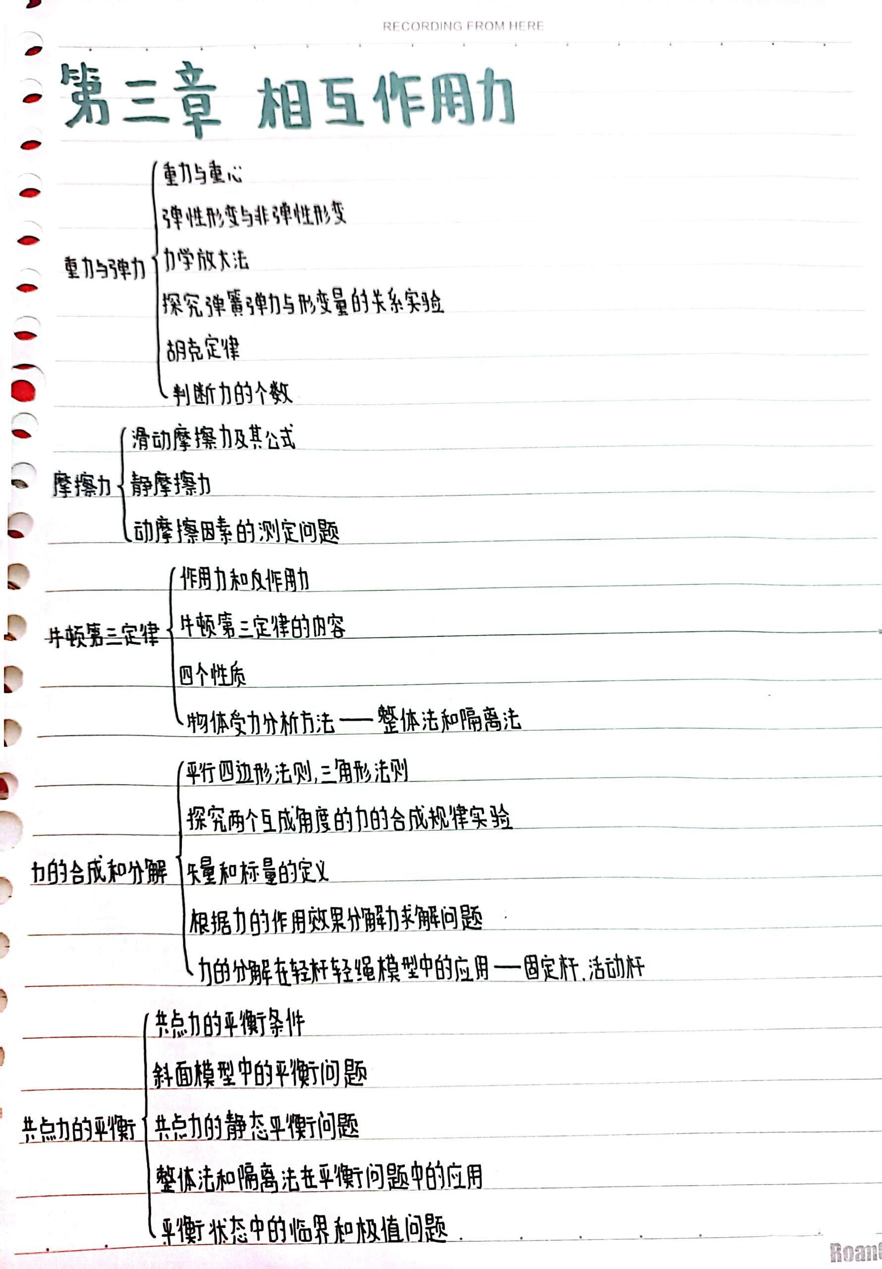 必修一物理前五章思维导图95