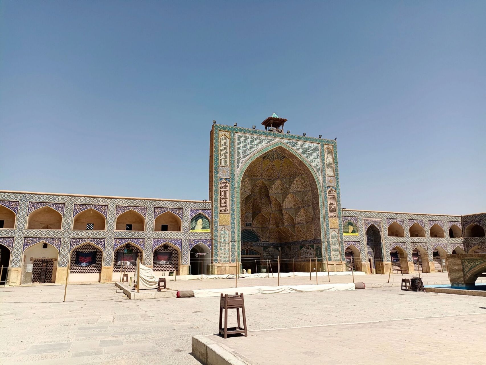 星期五清真寺的光影之美 伊斯法罕聚礼清真寺 67寺内的光影斑驳