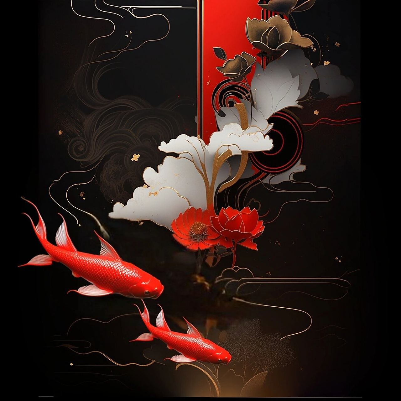 头像|吉祥有鱼|金 水喜用头像