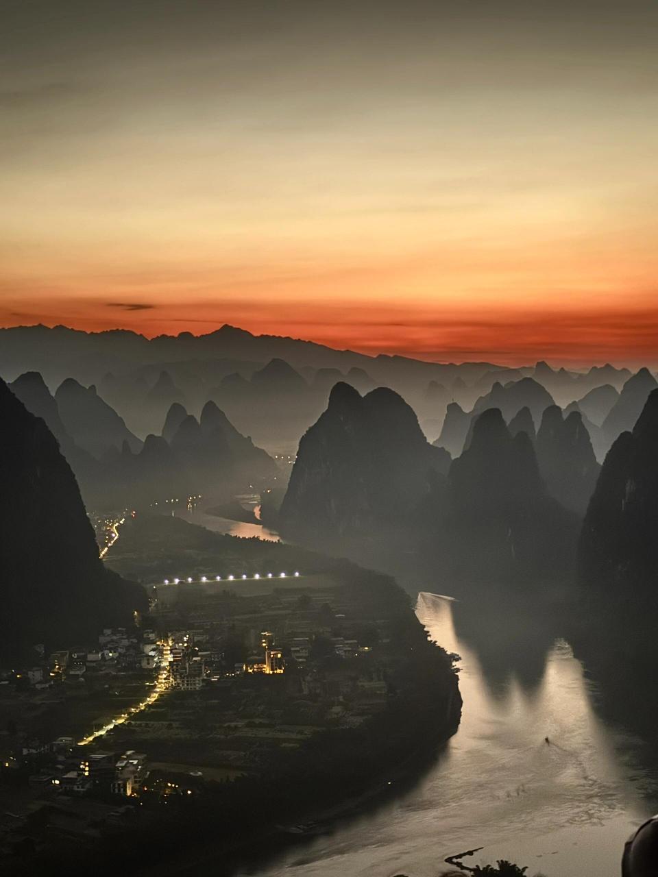 听我劝,不要盲目去相公山看日出 看到很多朋友都在春节期间来阳朔,堵