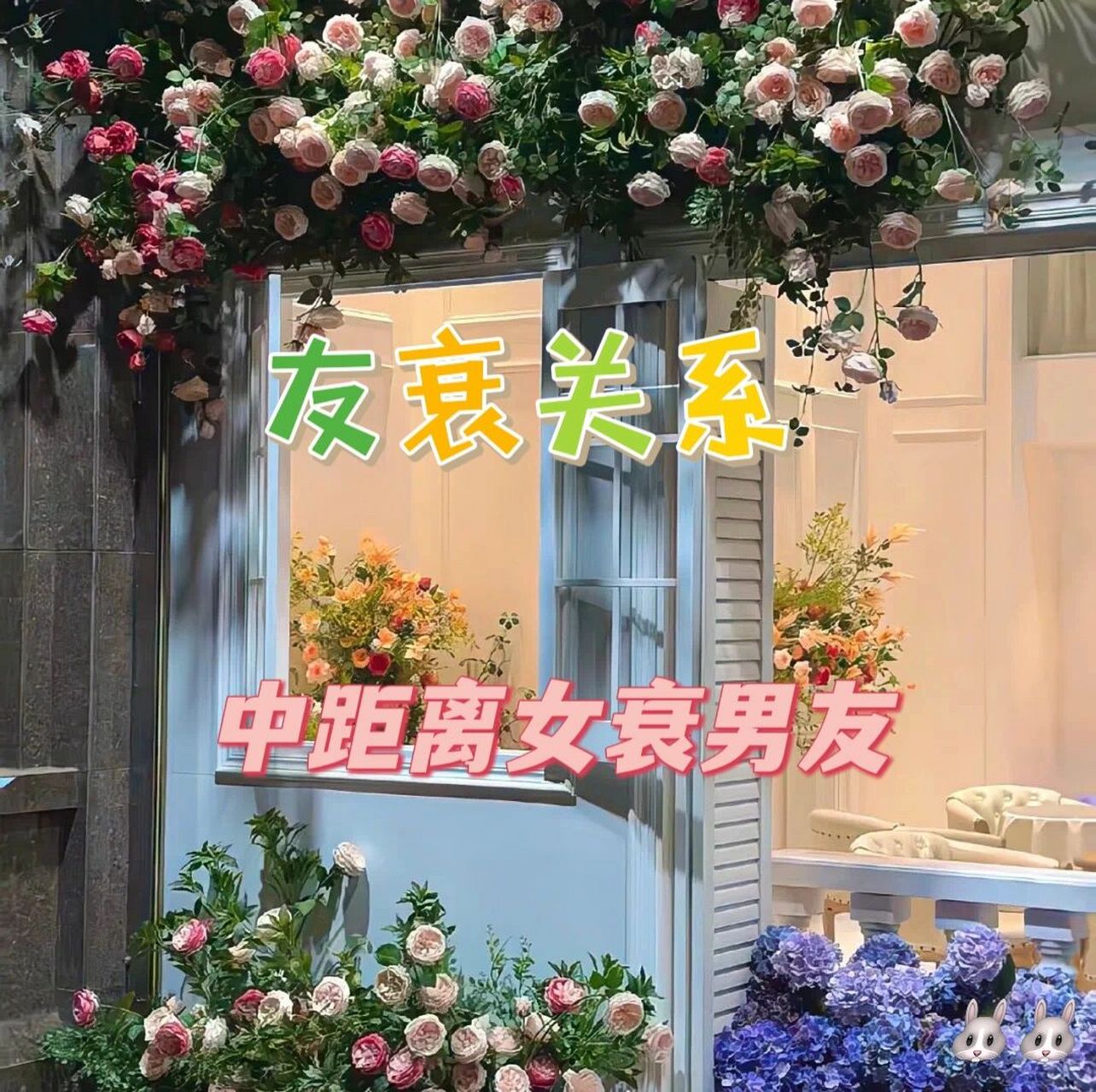 友衰关系(中距离女衰男友) 之前发了一片危成关系,感觉大家讨论的都很