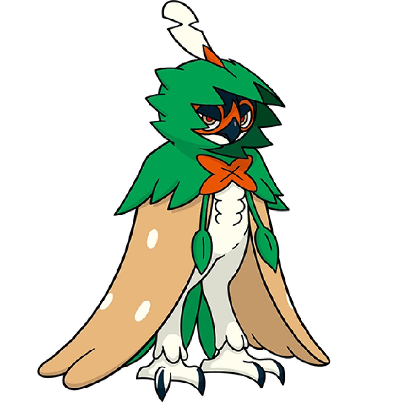 宝可梦图鉴0724:狙射树枭 0724:狙射树枭 属性:草,幽灵