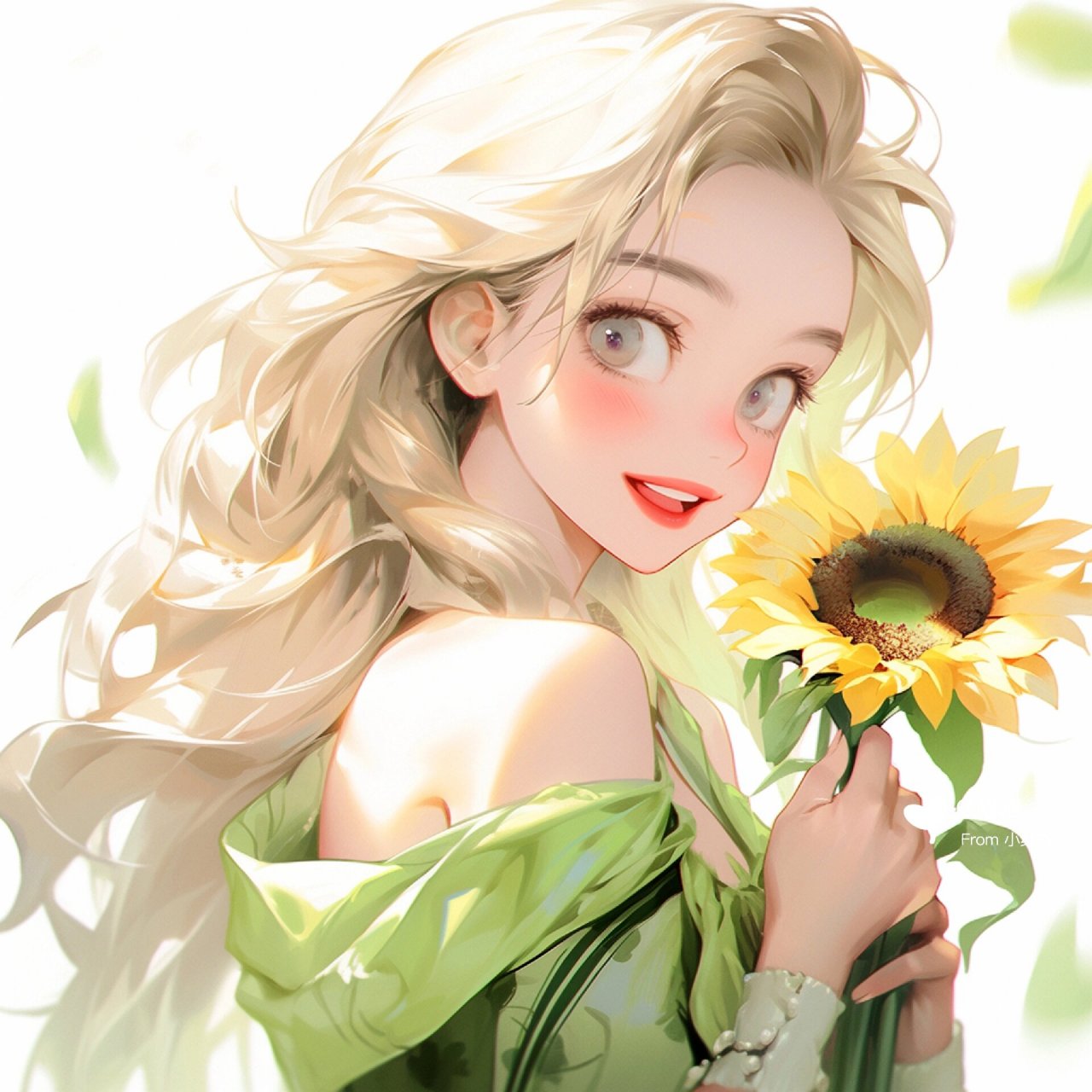 治愈女孩78|wechat头像 别低头皇冠会掉,别崩溃朋友会笑,人间就是