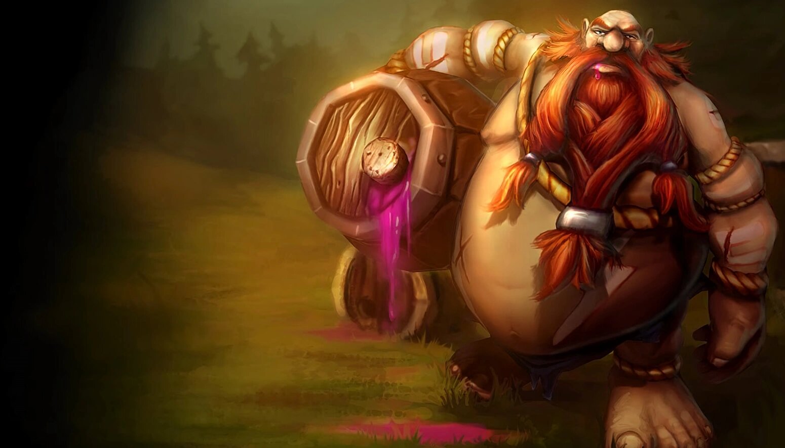 英雄联盟老故事设定,爱喝酒的古拉加斯