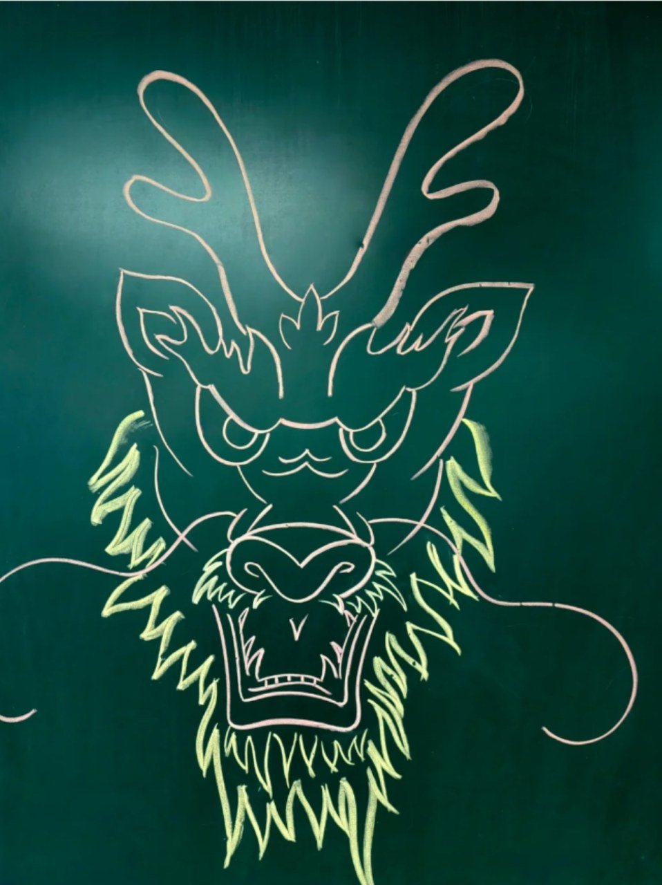 龙头怎么画简单又霸气 96龙头起稿就是圆形头部 立体长方形的嘴部