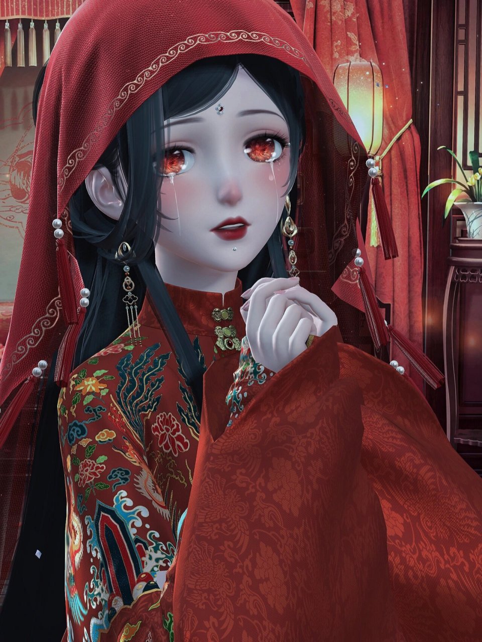 万圣特辑【中式恐怖-冥婚】 这个调色太有鬼新娘的感觉了