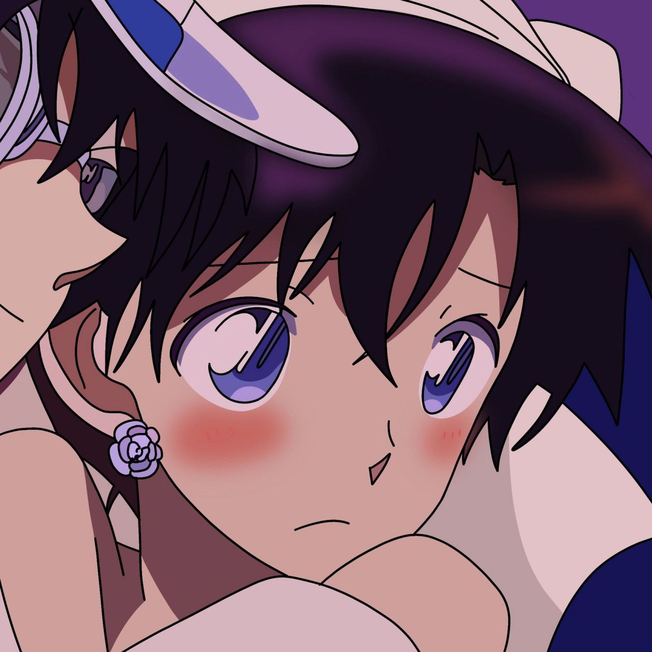 翻画 怪盗基德情头2️⃣ 怪盗基德中森青子情头 翻新画了一遍!好