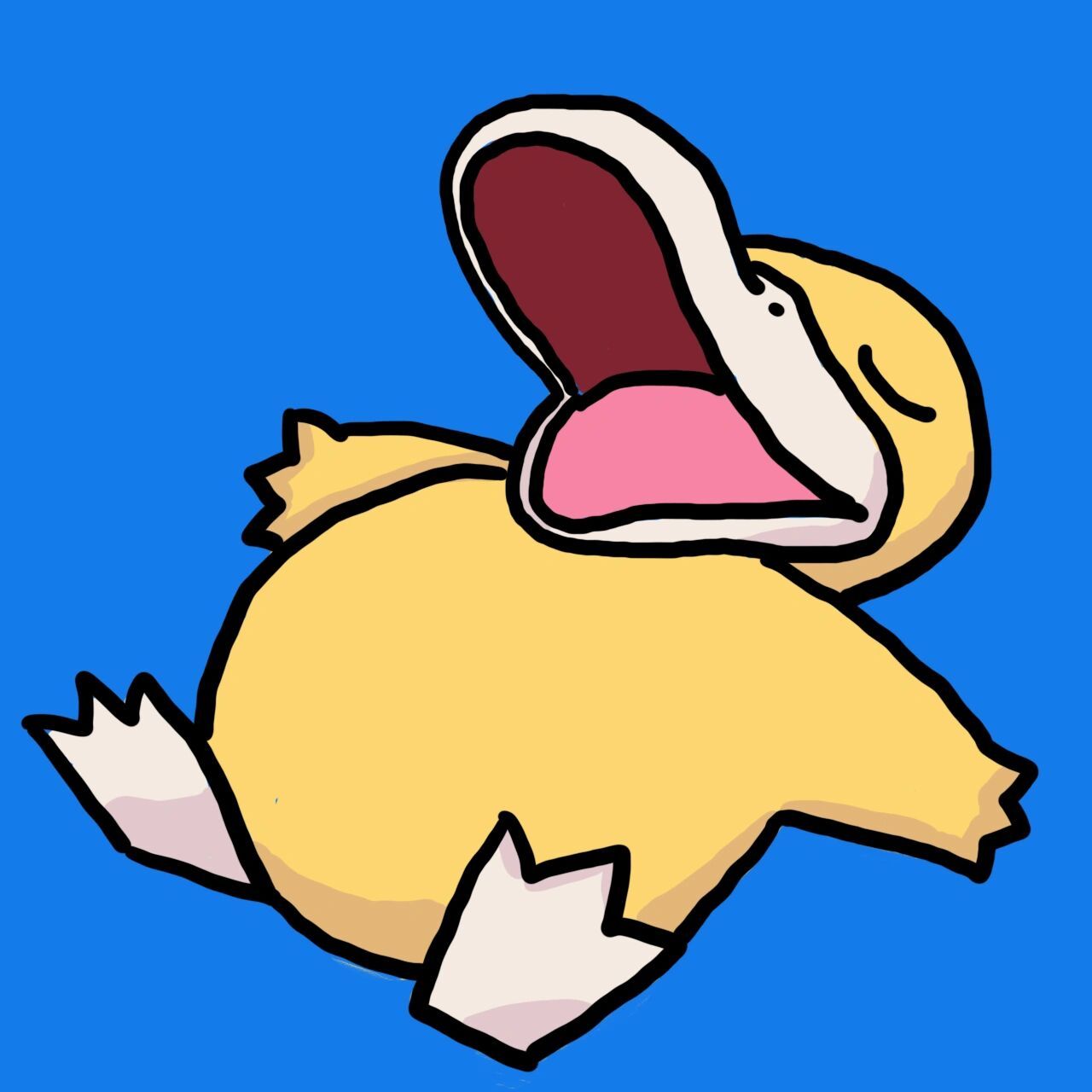 可达鸭|头像壁纸(可爱的丑萌小鸭)