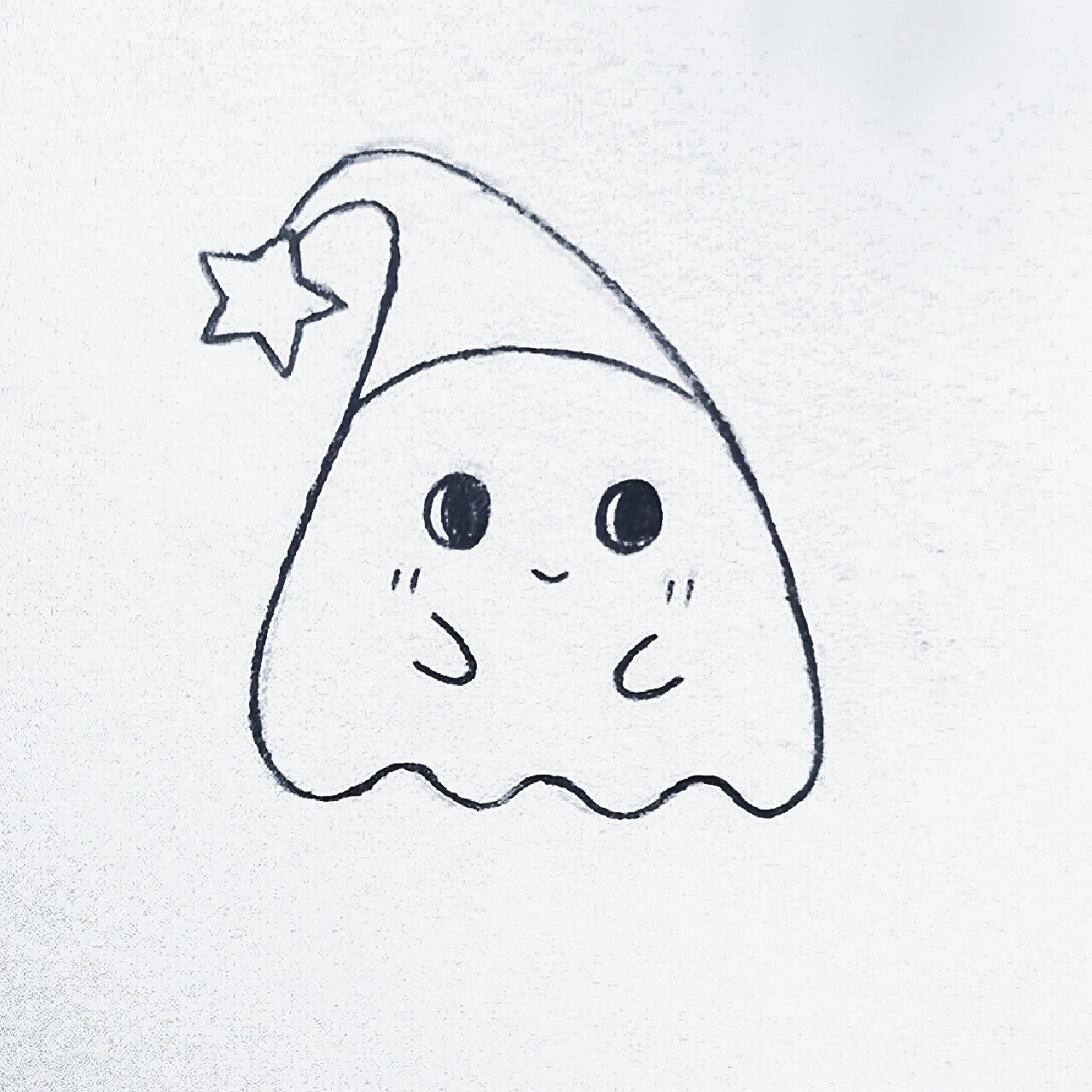 零基础简笔画教程|可爱鬼
