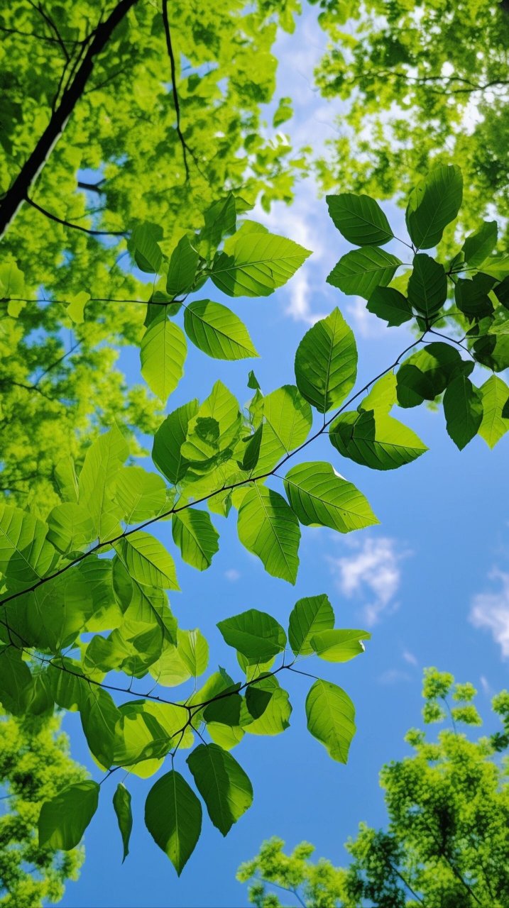 绿色护眼壁纸 既然所爱隔山海,愿我来世生于山海间