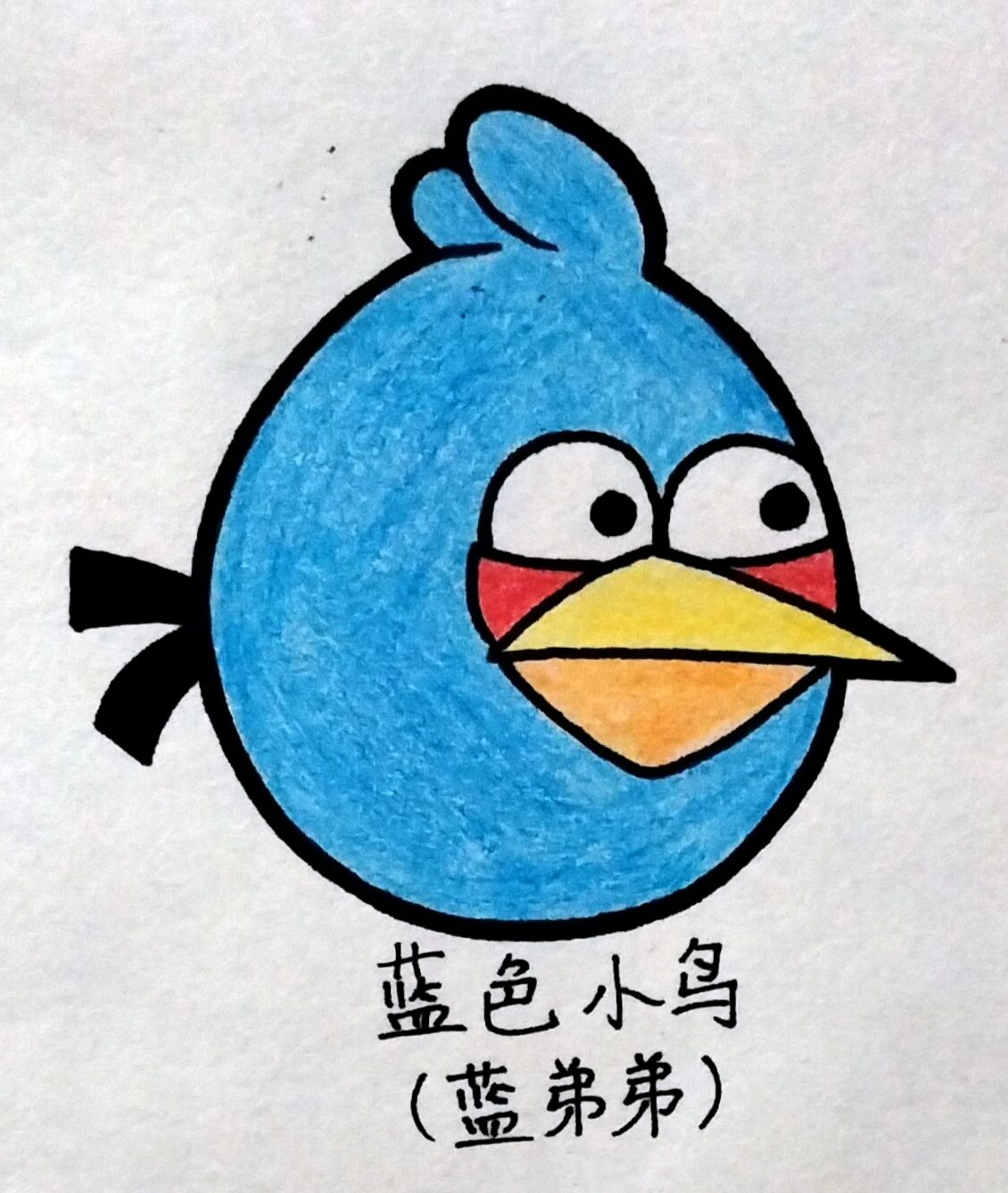 愤怒的小鸟怎么画简笔画