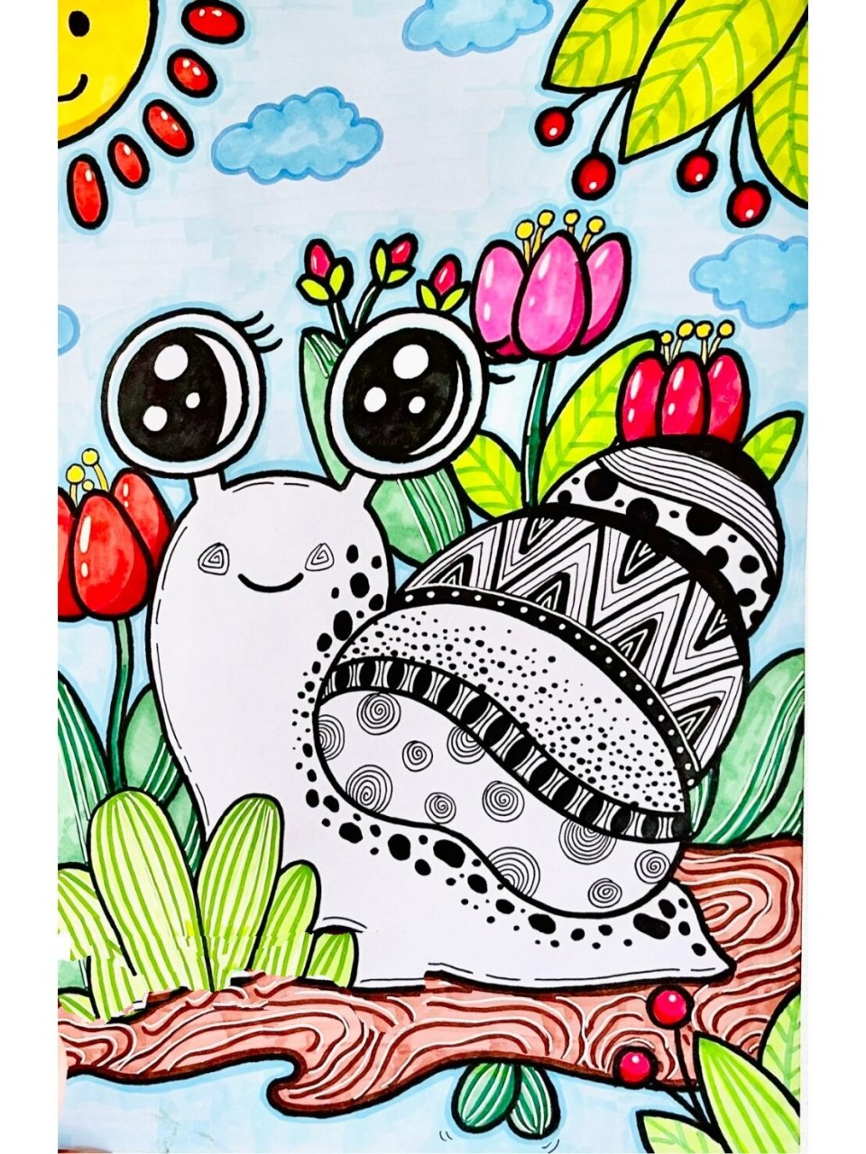 218丨创意线描【蜗牛96】