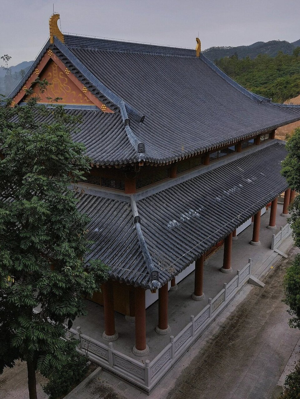 新会将军山的寺庙～大圣寺 简介:广东江门市新会区双水镇大圣寺,是由