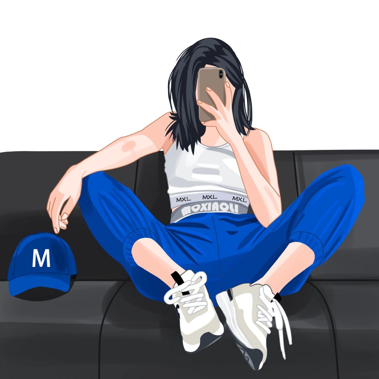 克莱因蓝女生头像合集 9315做头像,礼貌拿图 0569♂15不可