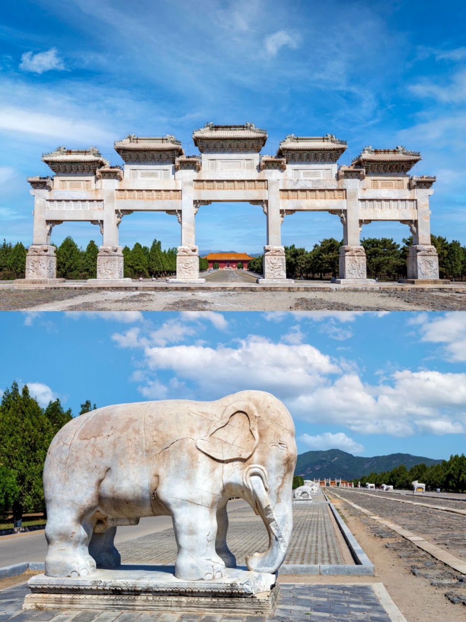 世界文化遗产—清东陵~ 96 亮点特色: 清东陵位于河北省遵化县,西距