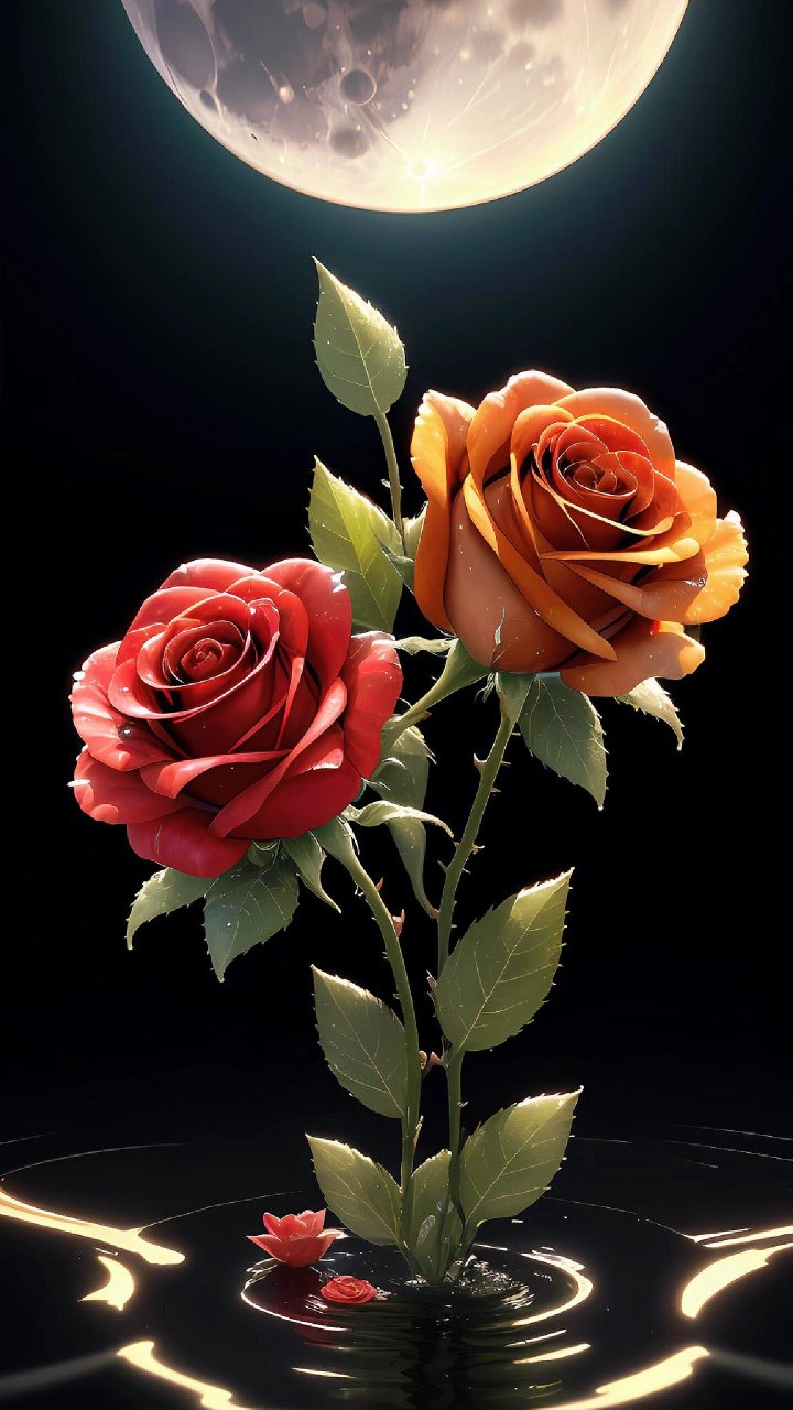 视频素材分享# #唯美意境# #唯美# #动态壁纸# #花语# #玫瑰花