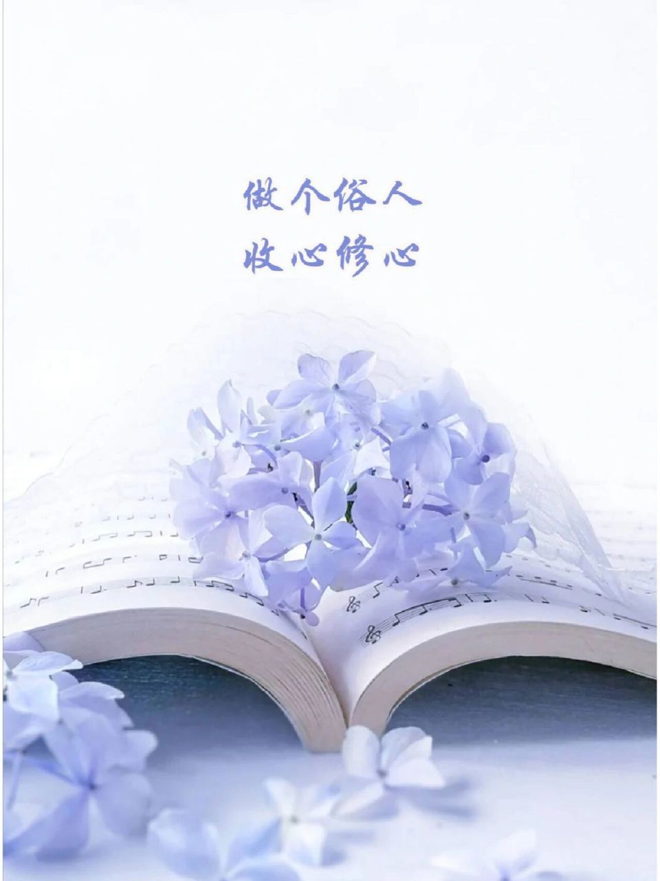 做个俗人 收心修心 不浪不漂. 2.