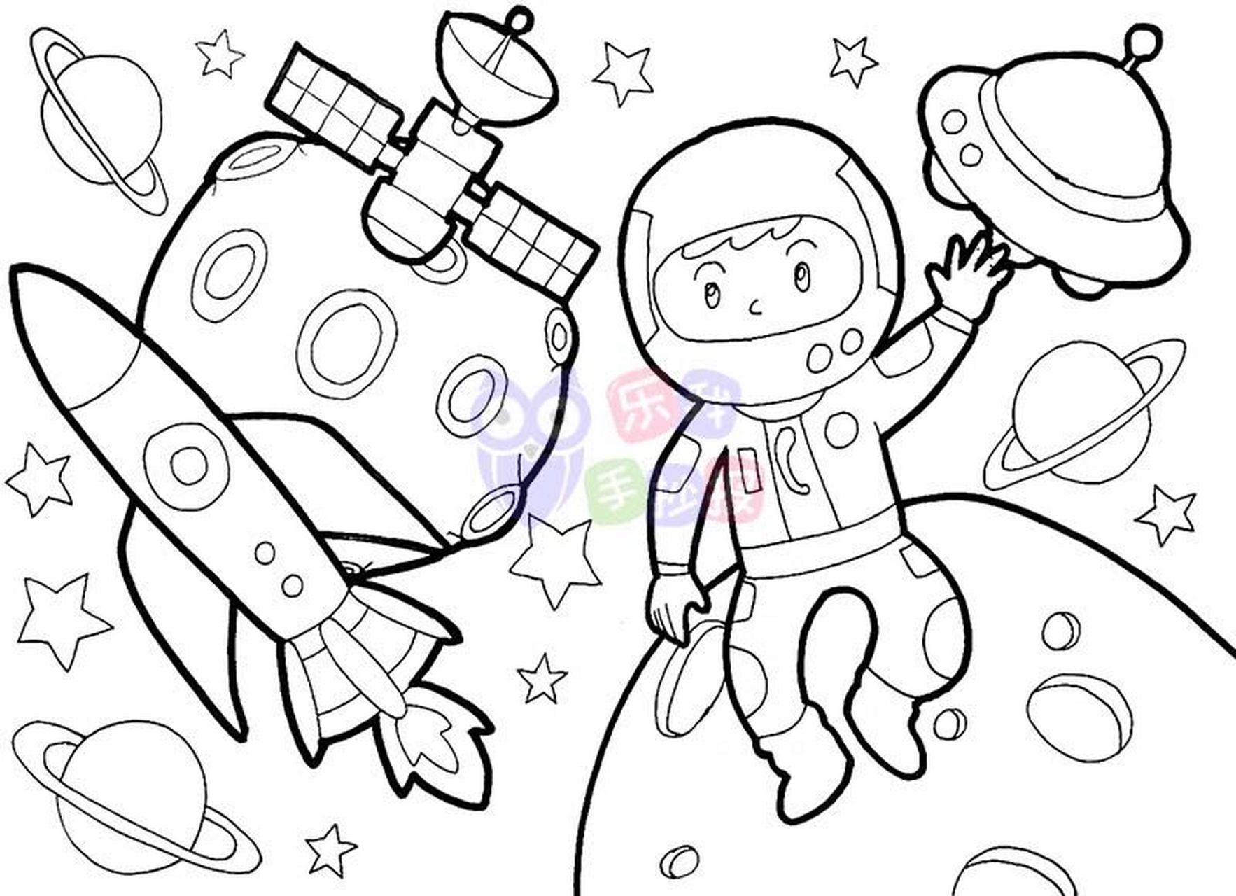 畅想太空科幻画