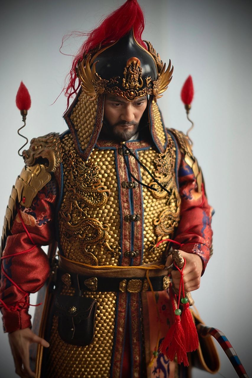 明代皇帝戎装 皇帝甲胄(明朝) 空灵阁 1/6 明神宗【盔甲版】(/ b金甲