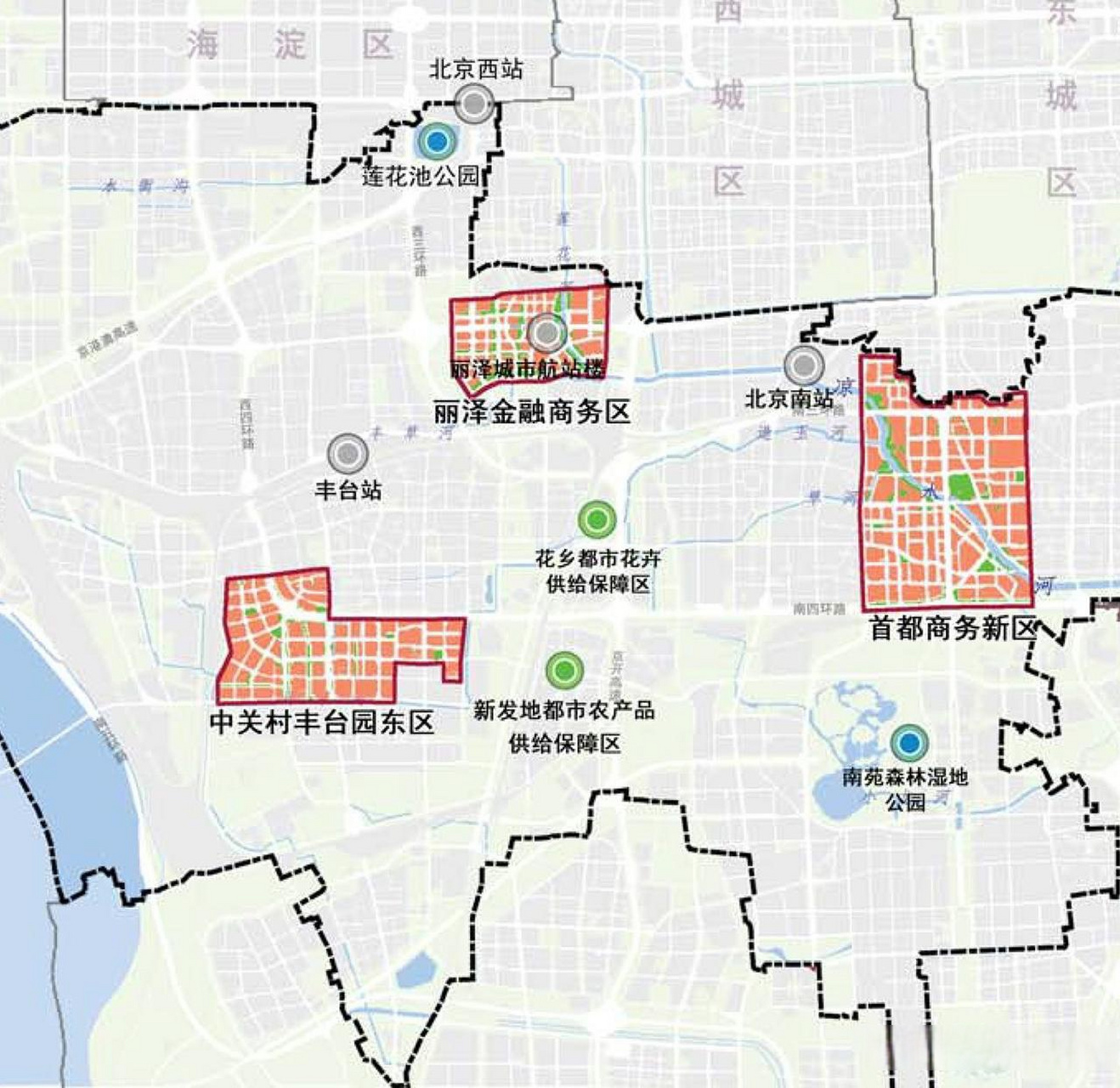 丽泽商务区北区规划图片