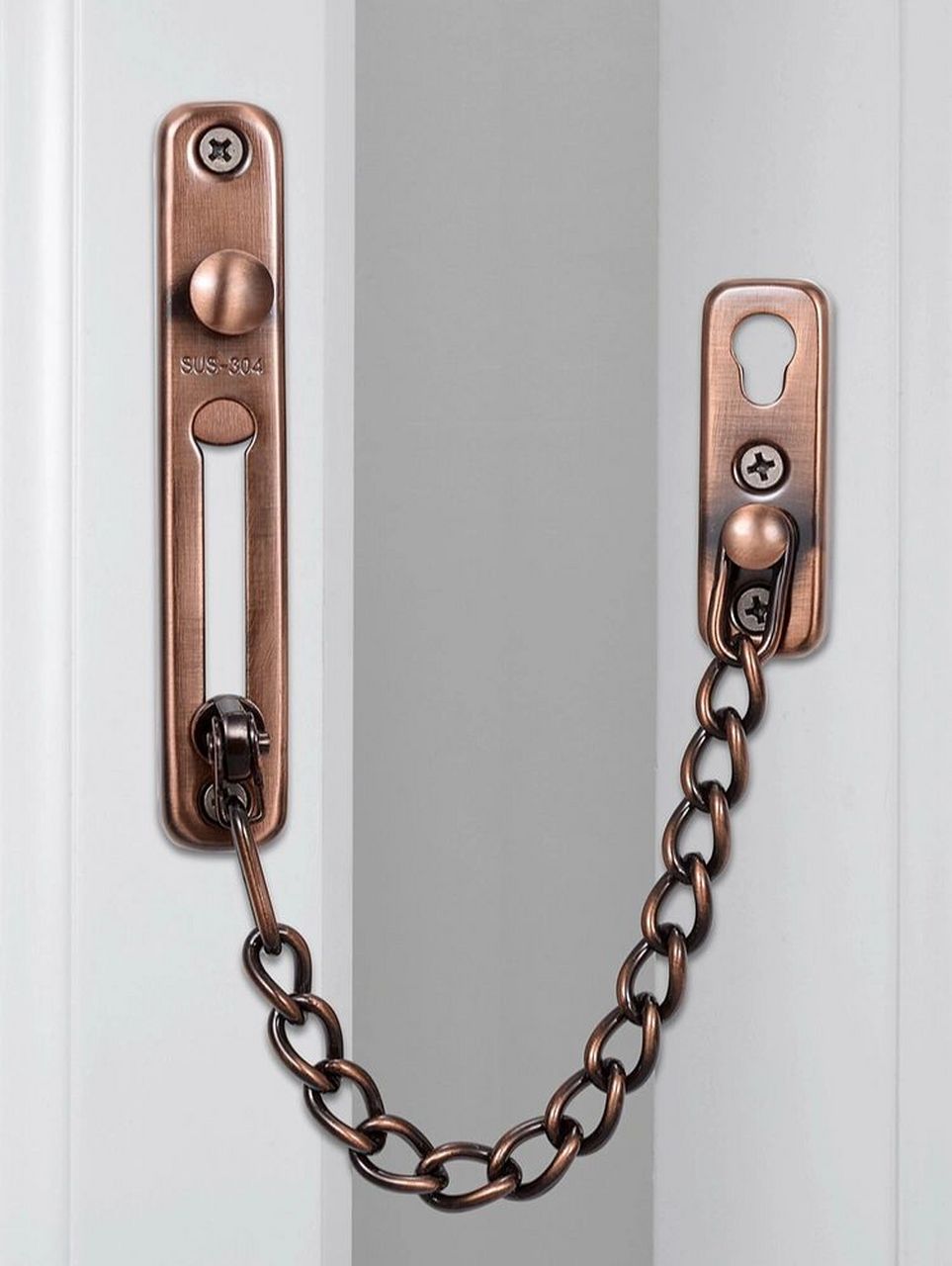 五金解决方案——防盗链 97在建筑业或锁具行业中,防盗门链又称为