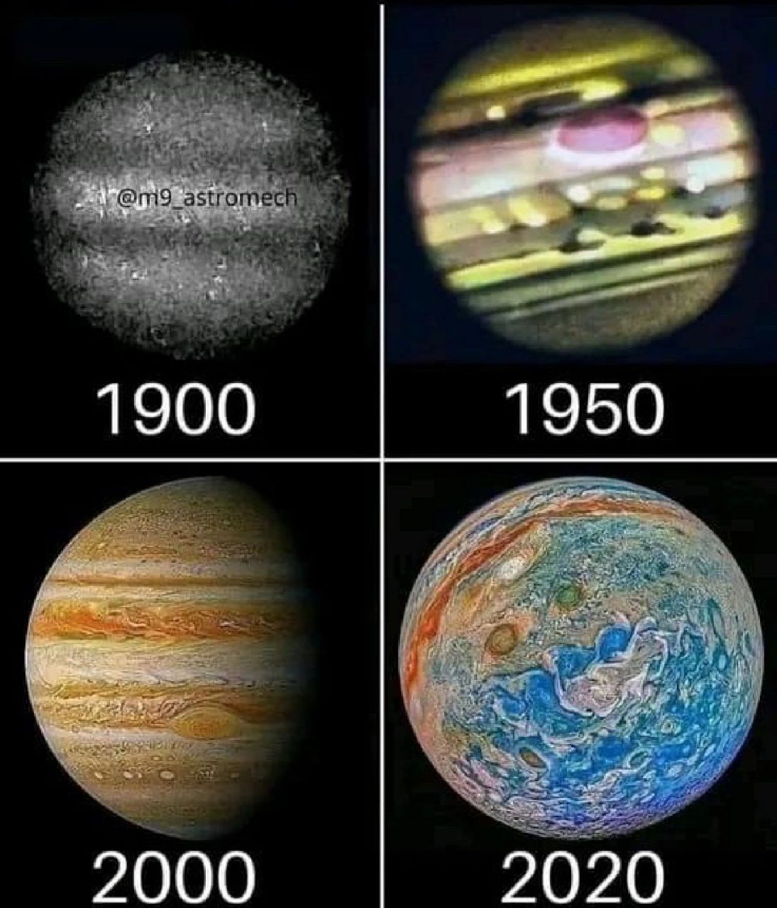 图二是木星与地球直观比较的合成图,你就能知道木星有多大了吧