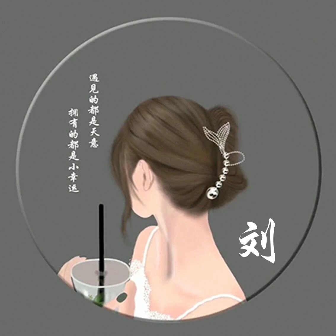 姓氏头像——刘(女)