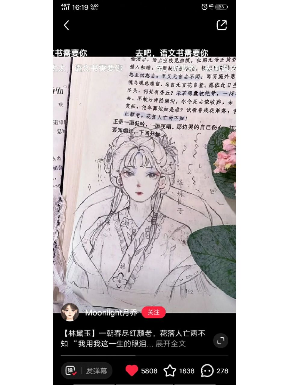 帮我选一个林黛玉吧  我想要画手抄报不过这是别人的图