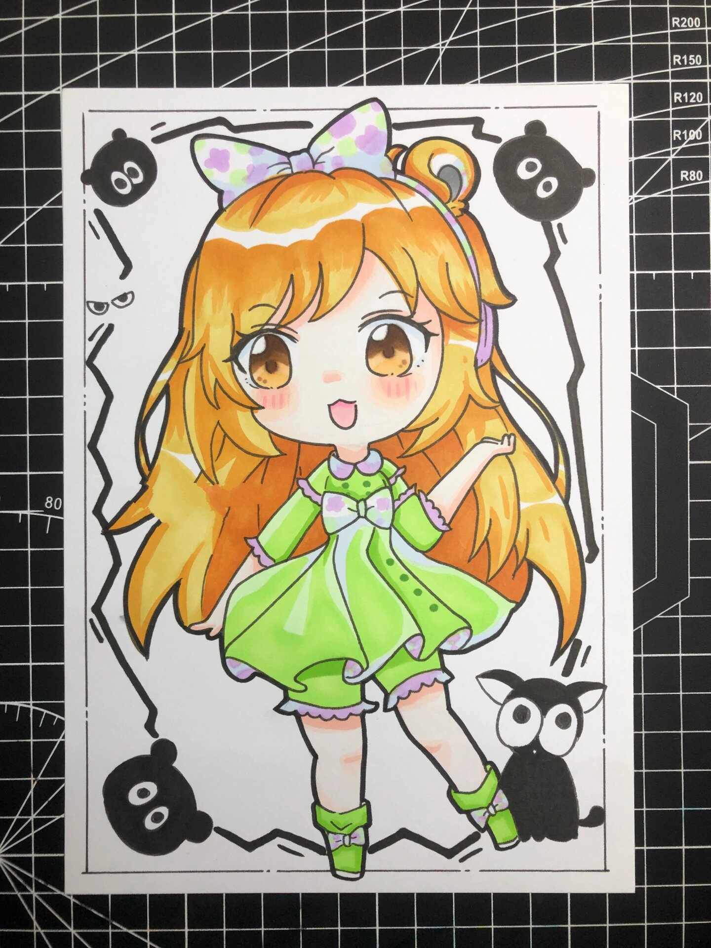 q版|初级动漫全身女生人物系列(附步骤图)