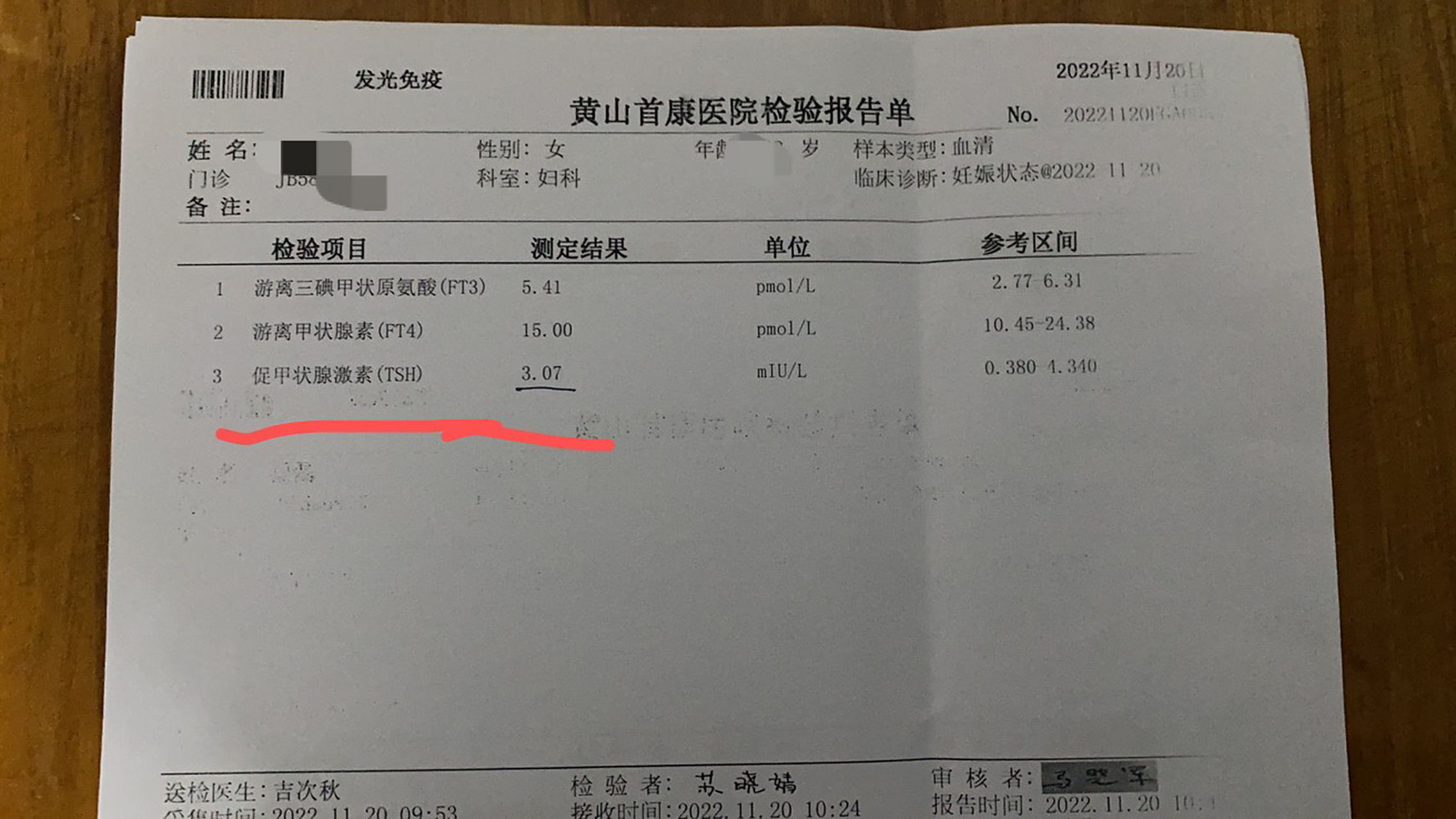 有姐妹知道促甲状腺激素高 是什么原因吗 拿到报告单医生说孕妇这个