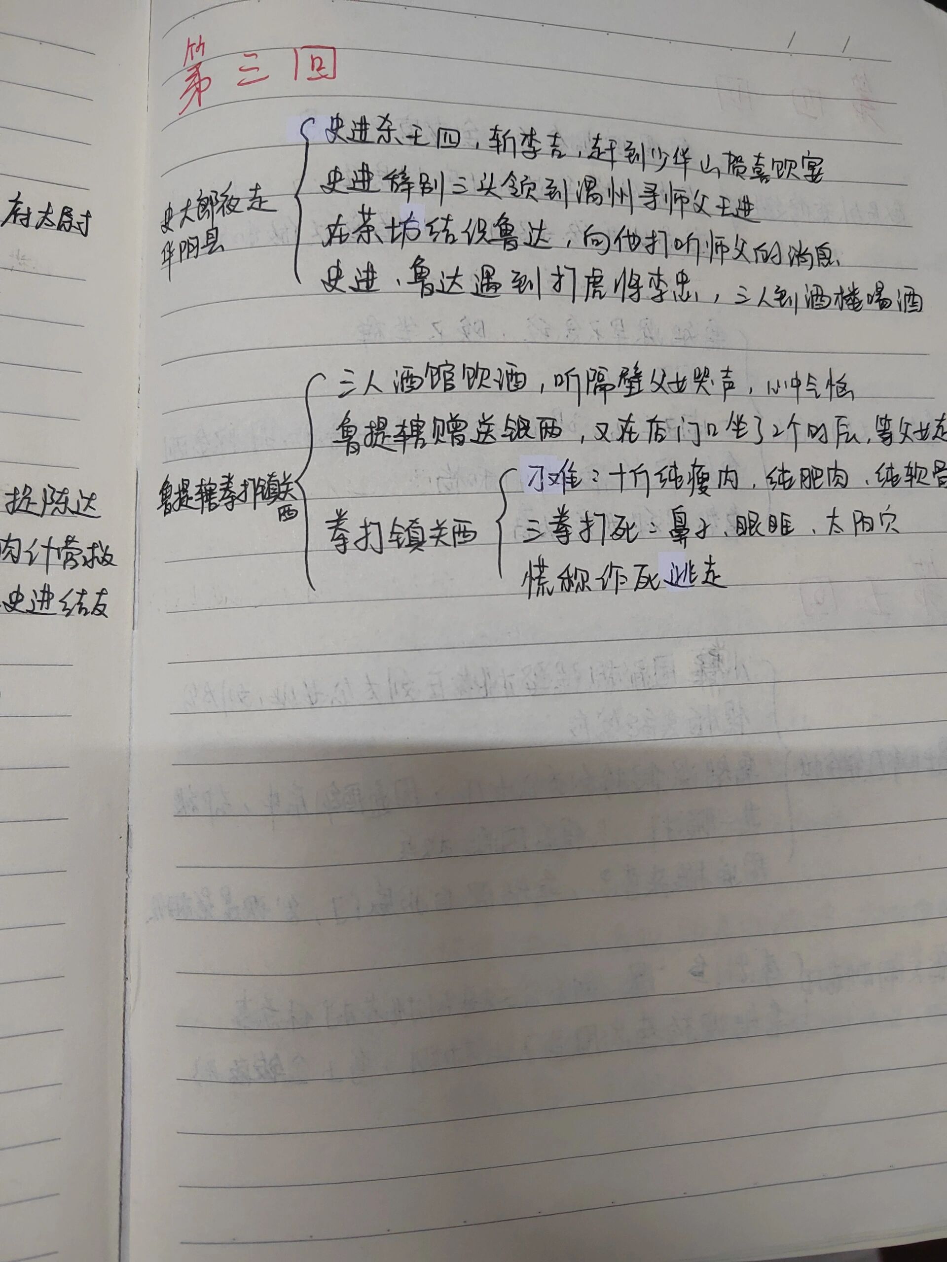 7815水浒传2～20回超全思维导图7815