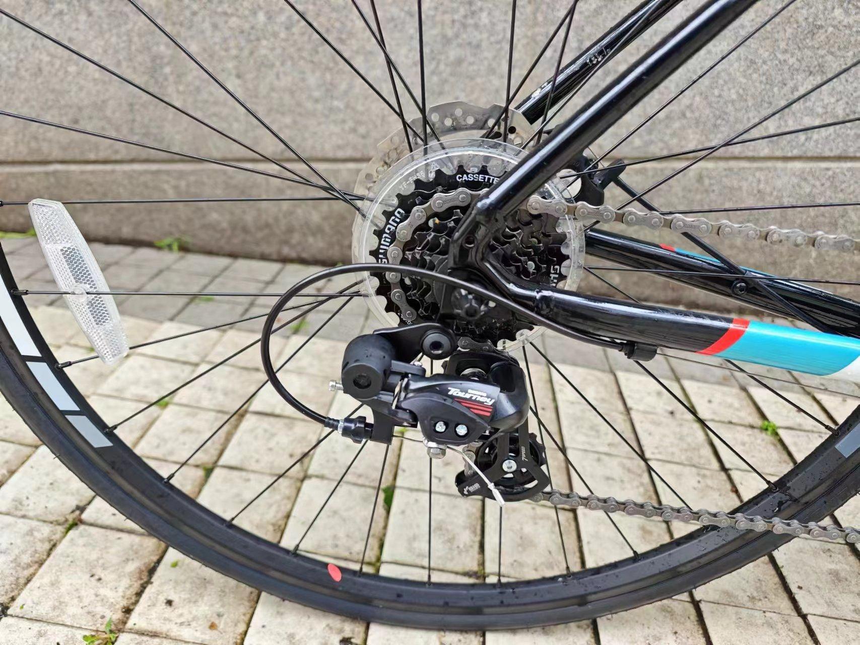 ucc索尼克se 铝合金公路车 铝合金车架 禧玛诺14速碟刹 尺码s适合163