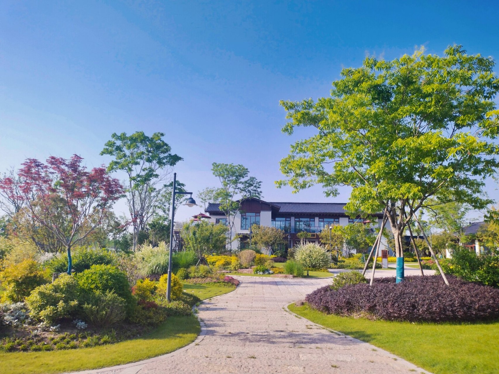 淮北朔西湖景区 和老婆一起去朔西湖玩啦~一期已经差不多建成了,坐