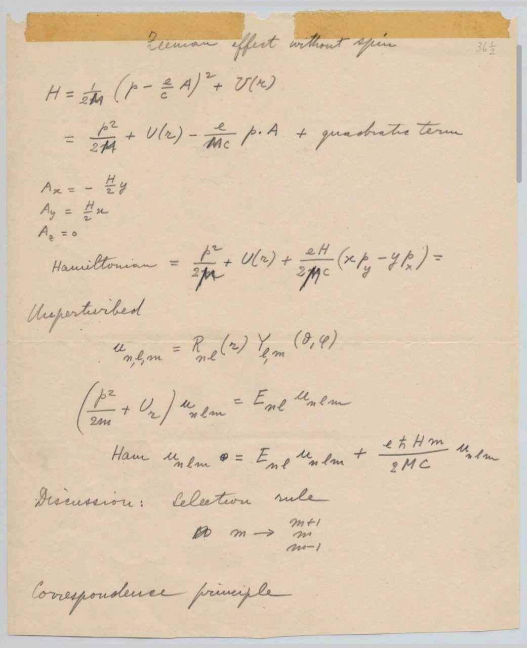 物理学家费米手稿(iv)