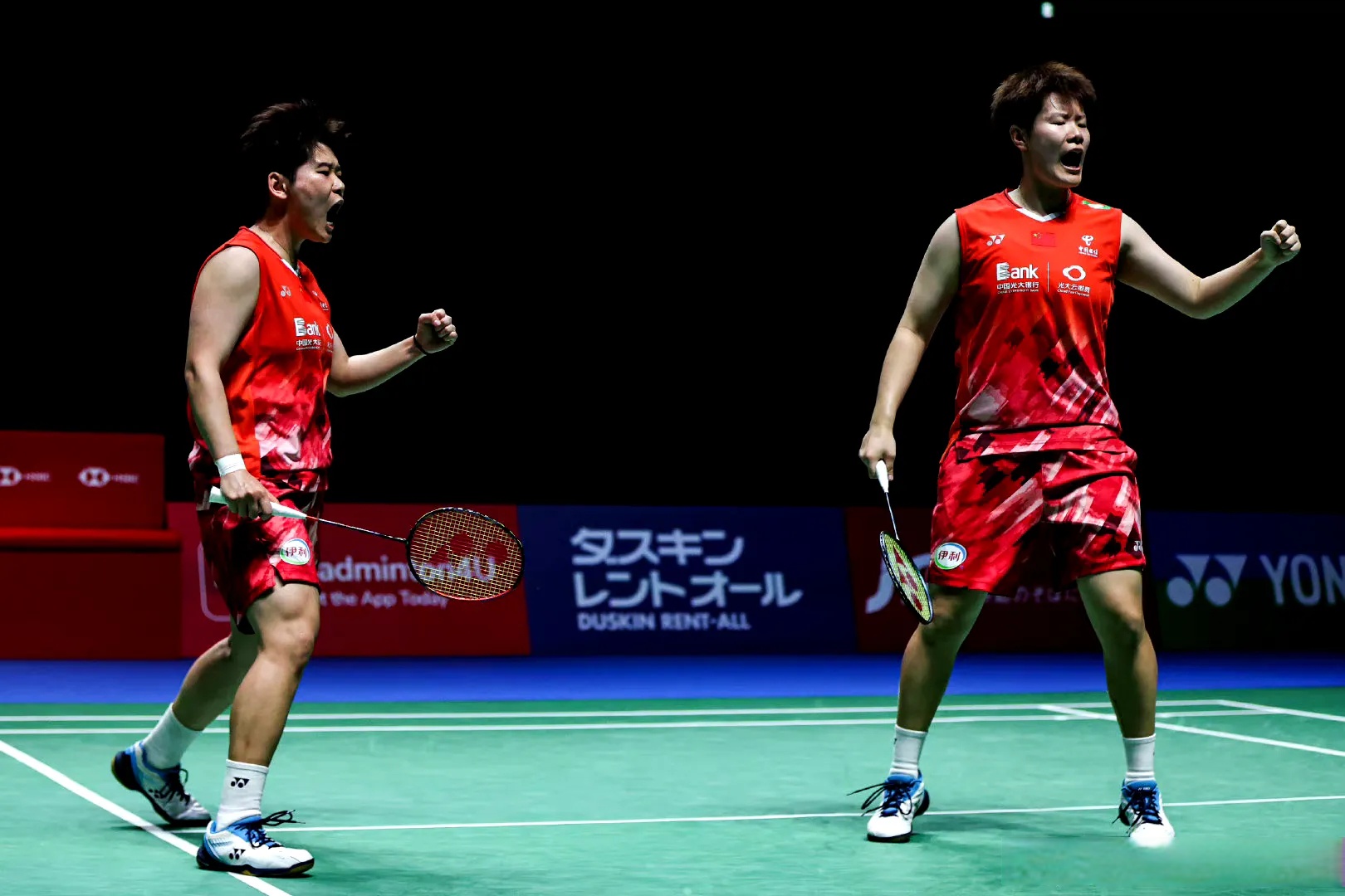 【2024年日本羽毛球公开赛】 冠军图集  女双冠军:l圣书 / 谭宁-tn