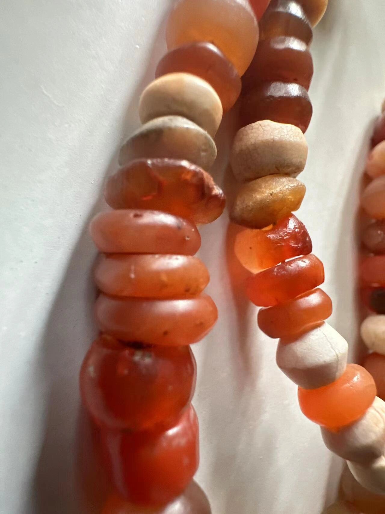 西亚千年古珠玛瑙飞碟珠 一组飞碟珠,可单卖可打包,价格绝对好