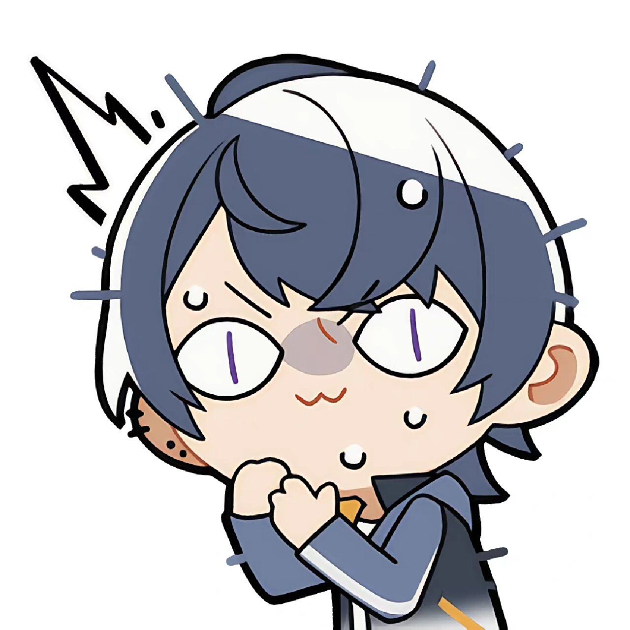 q版陆景和 未定事件簿表情包q版 原图来源微博:suaho 需要的可以自行