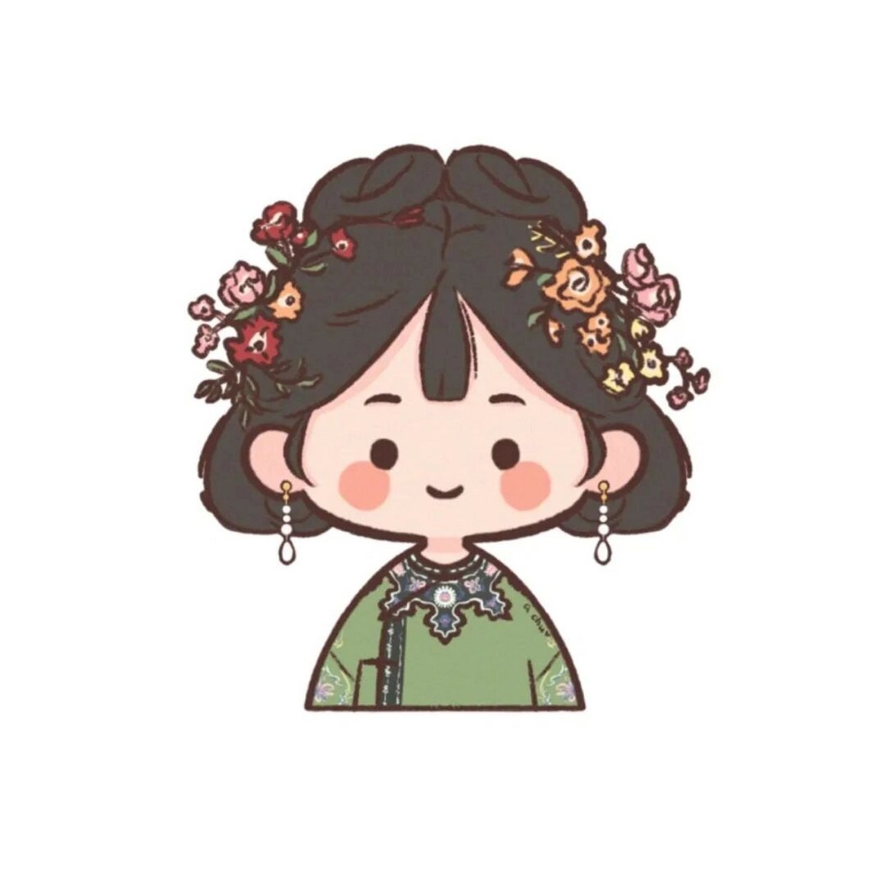 头像 | 可爱动漫q版古风女生头像